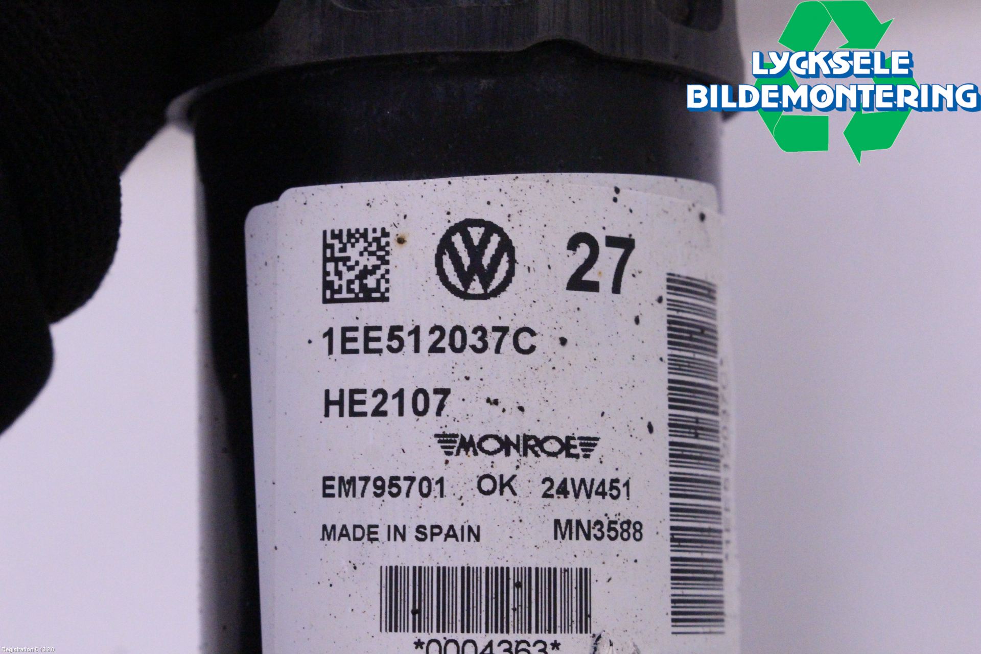 Volkswagen VW ID.7/TOURER 24- Stötdämpare Bak