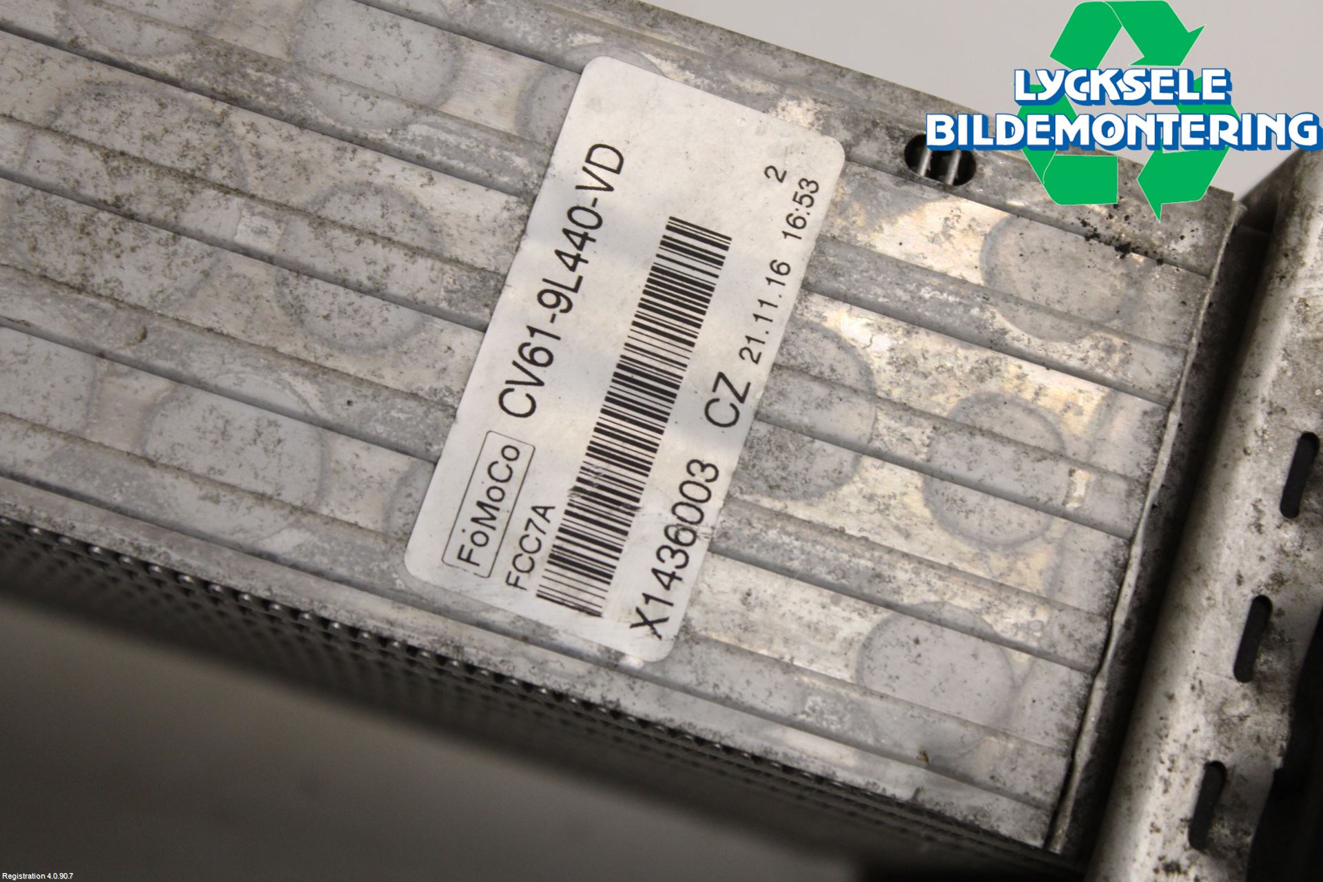 Ford FOCUS 15-18 Laddluft-Intercooler Kyl