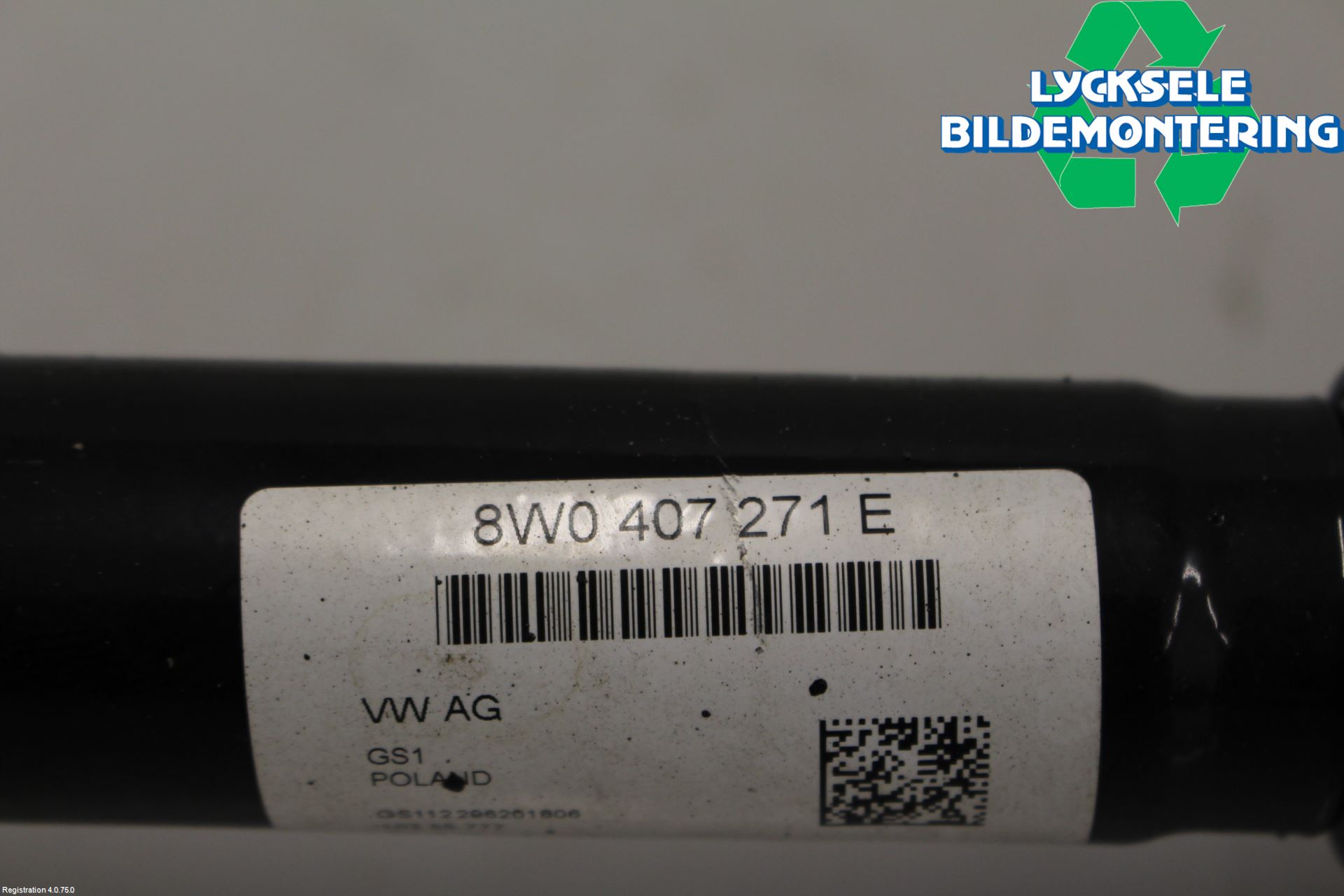 Audi A5 17- Drivaxel Fram Vänster