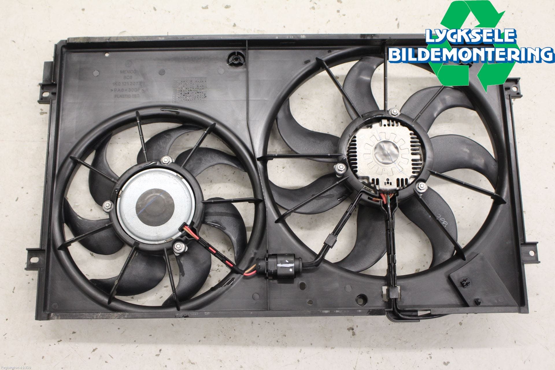 Volkswagen VW GOLF VI 09-13 Kylfläkt El