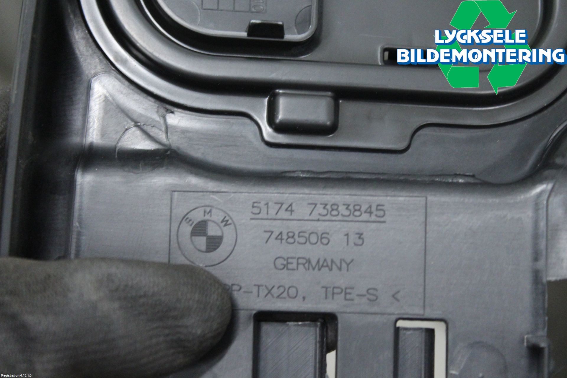 BMW 5 G30/G31/F90 17-23 Deflektor Plåt-Plast Kylning