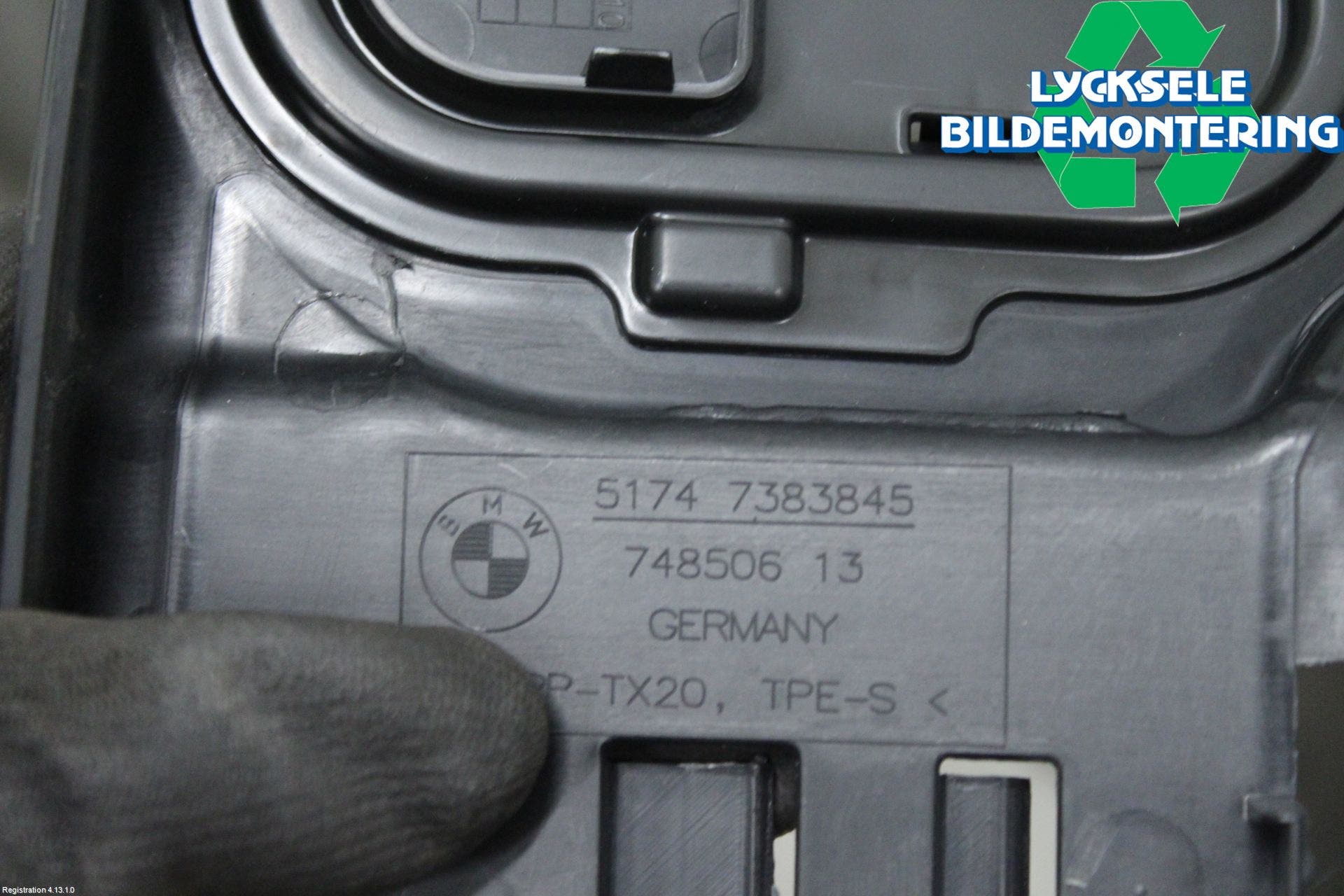 BMW 5 G30/G31/F90 17-23 Deflektor Plåt-Plast Kylning