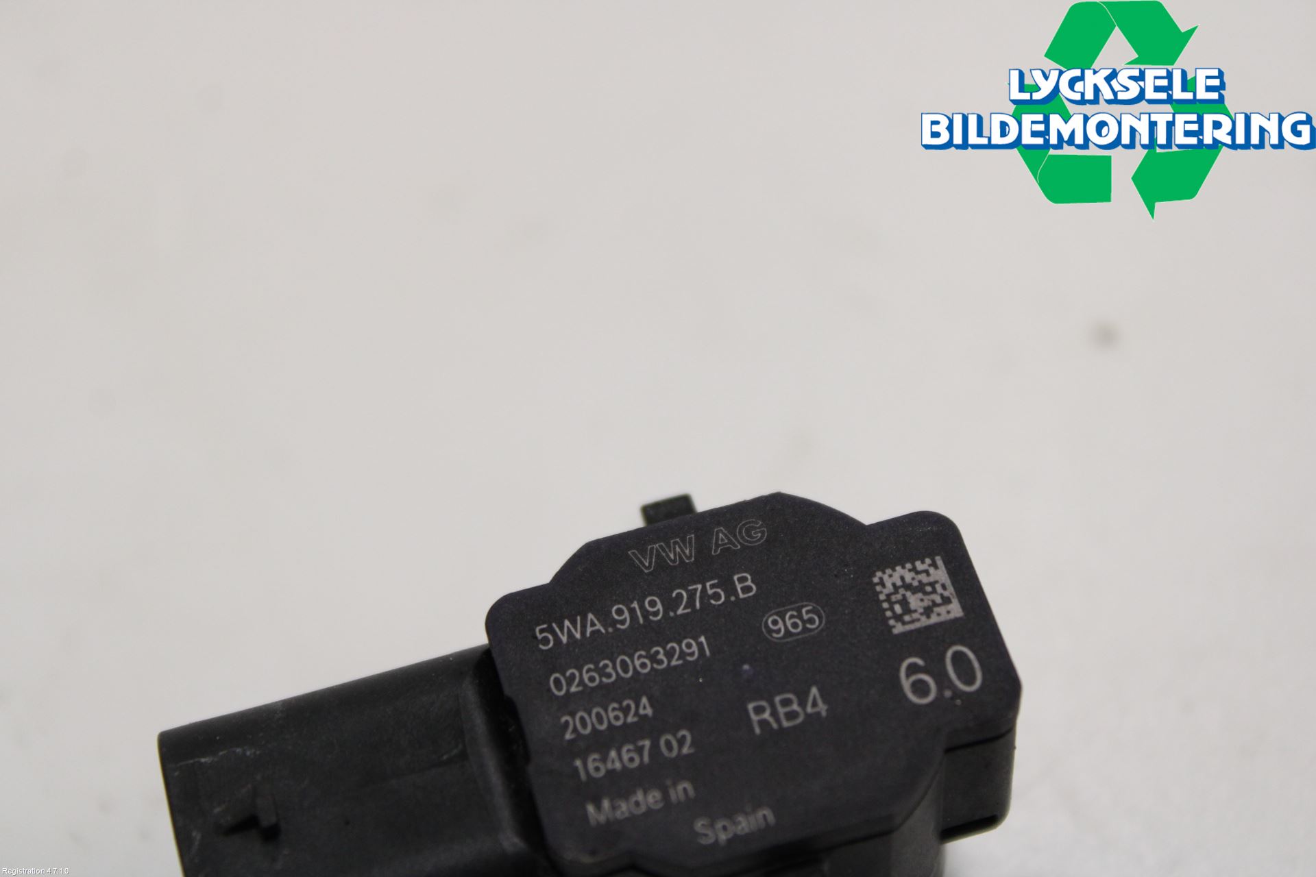 Volkswagen VW GOLF / E-GOLF VIII 20- Parkeringshjälp Backsensor