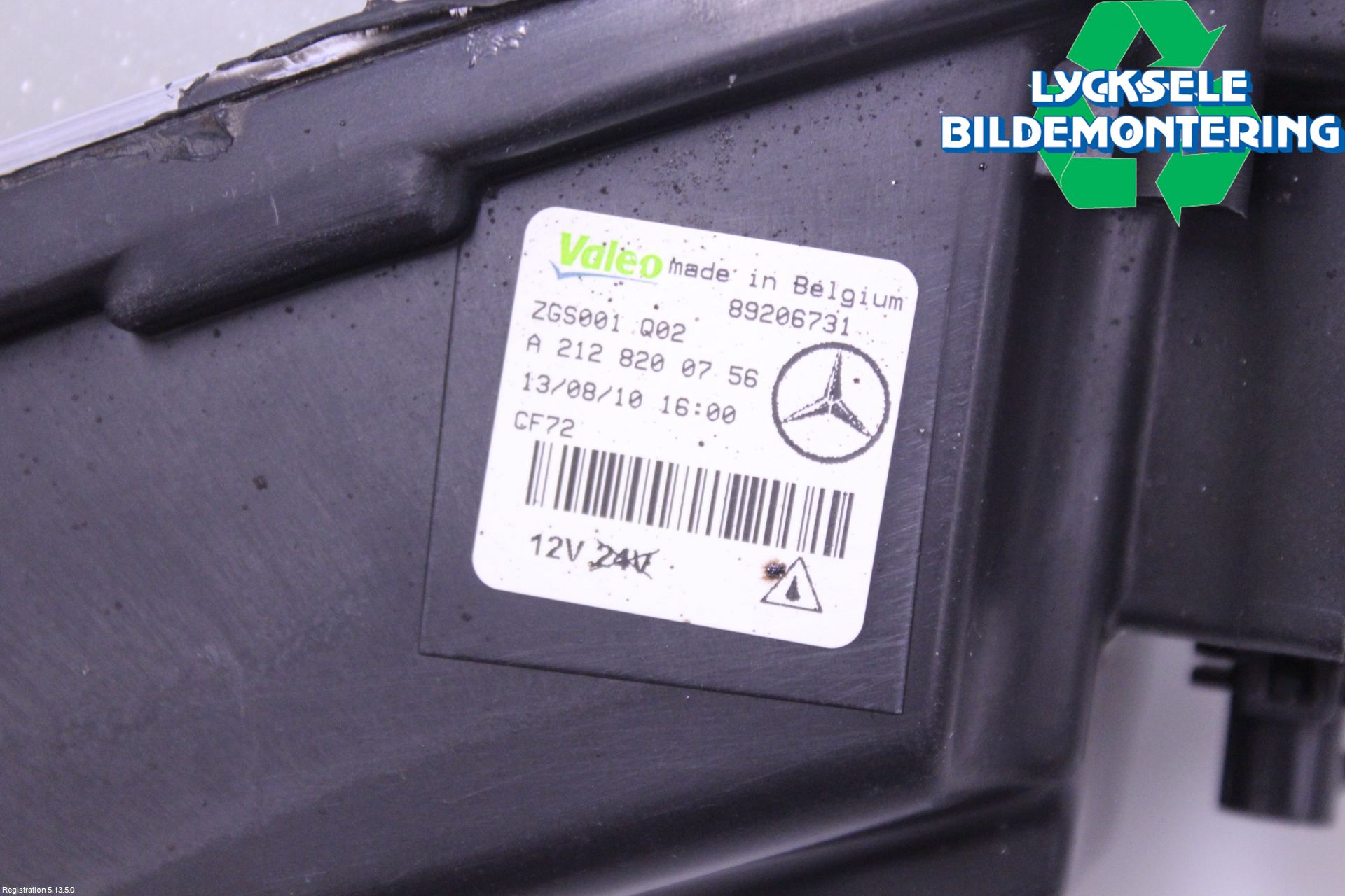 Mercedes-Benz MB E-KLASS (W212) 09-16 Dimljus-Varselljus Fram