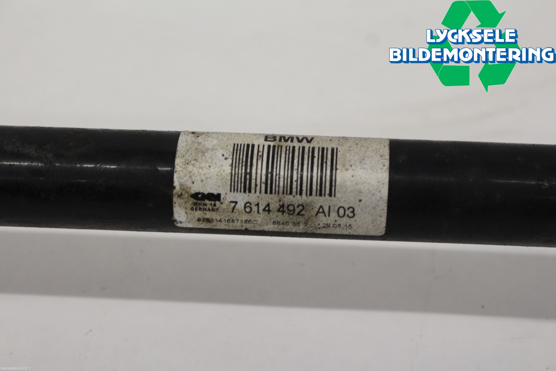 BMW X4 F26 14-18 Drivaxel Bak Höger