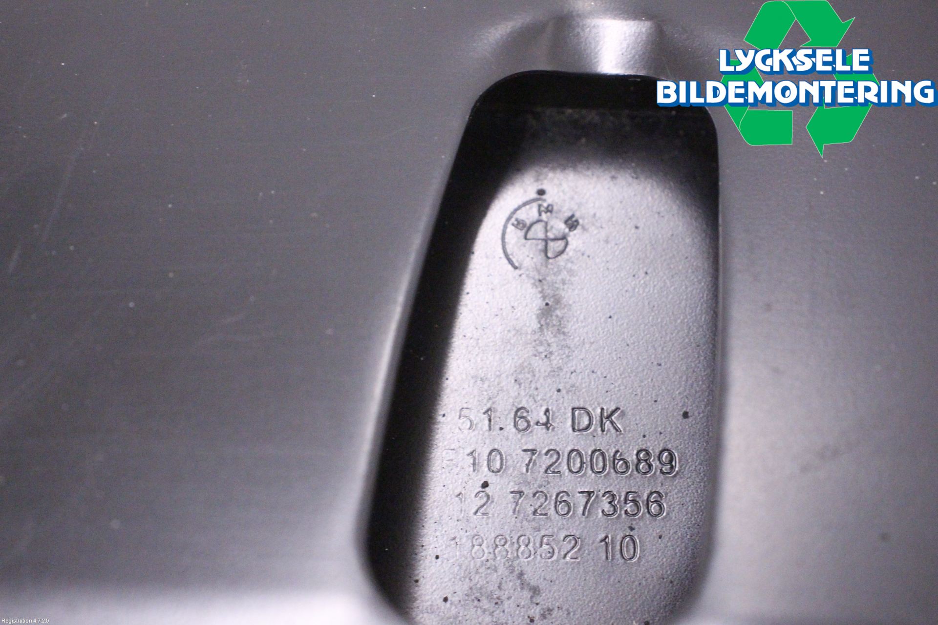 BMW 5 F10/F11/F18 09-17 Frontplåt