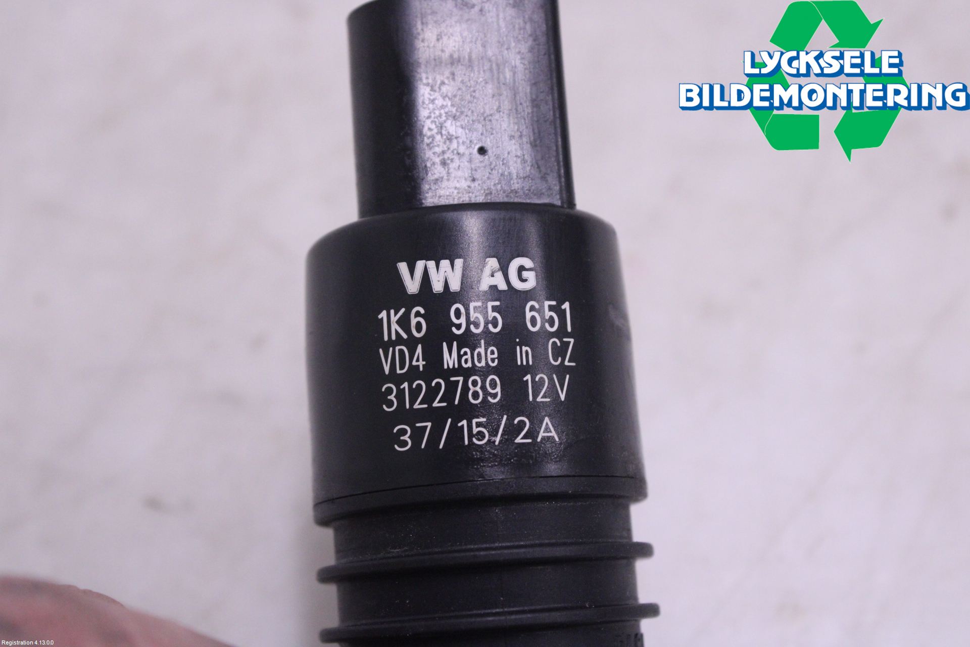 Volkswagen VW PASSAT 15-19 Spolarpump Vindruta