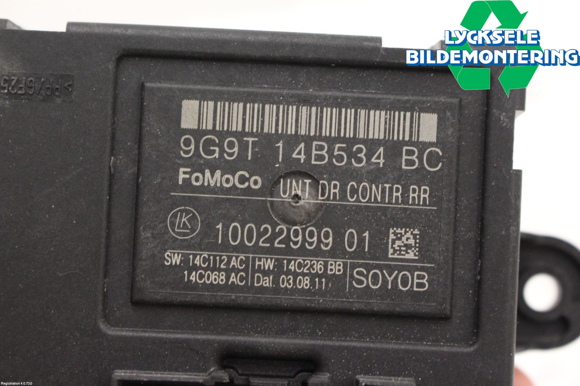 Volvo V70 08-13 Styrenhet Dörr