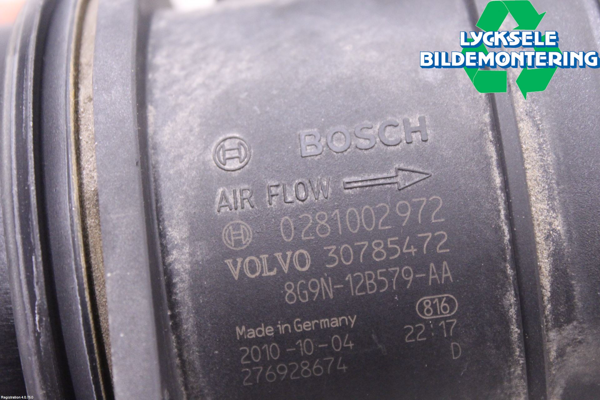 Volvo V60 11-13 Injluftmassamätare