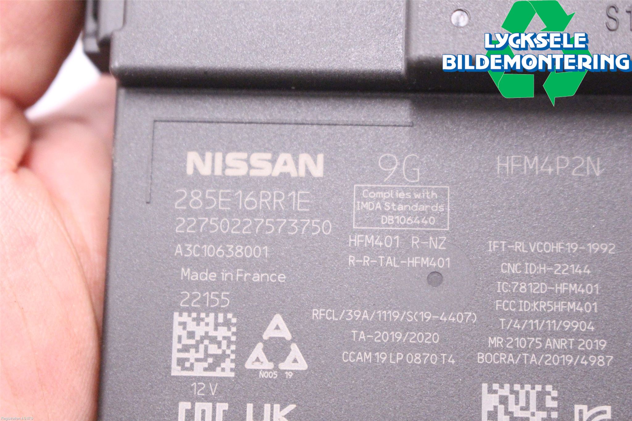 Nissan QASHQAI 21- Styrenhet Övrigt