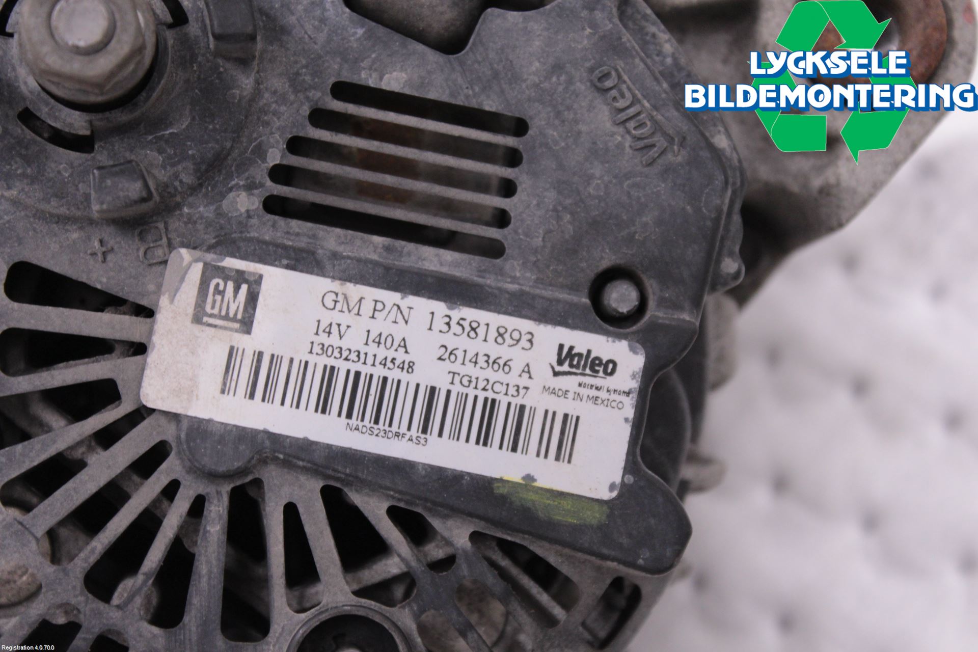 Opel CORSA D 07-14 Generator