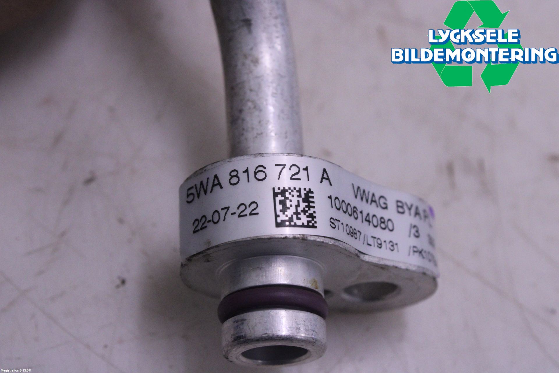 Volkswagen VW GOLF / E-GOLF VIII 20- Ac Slang-Rör