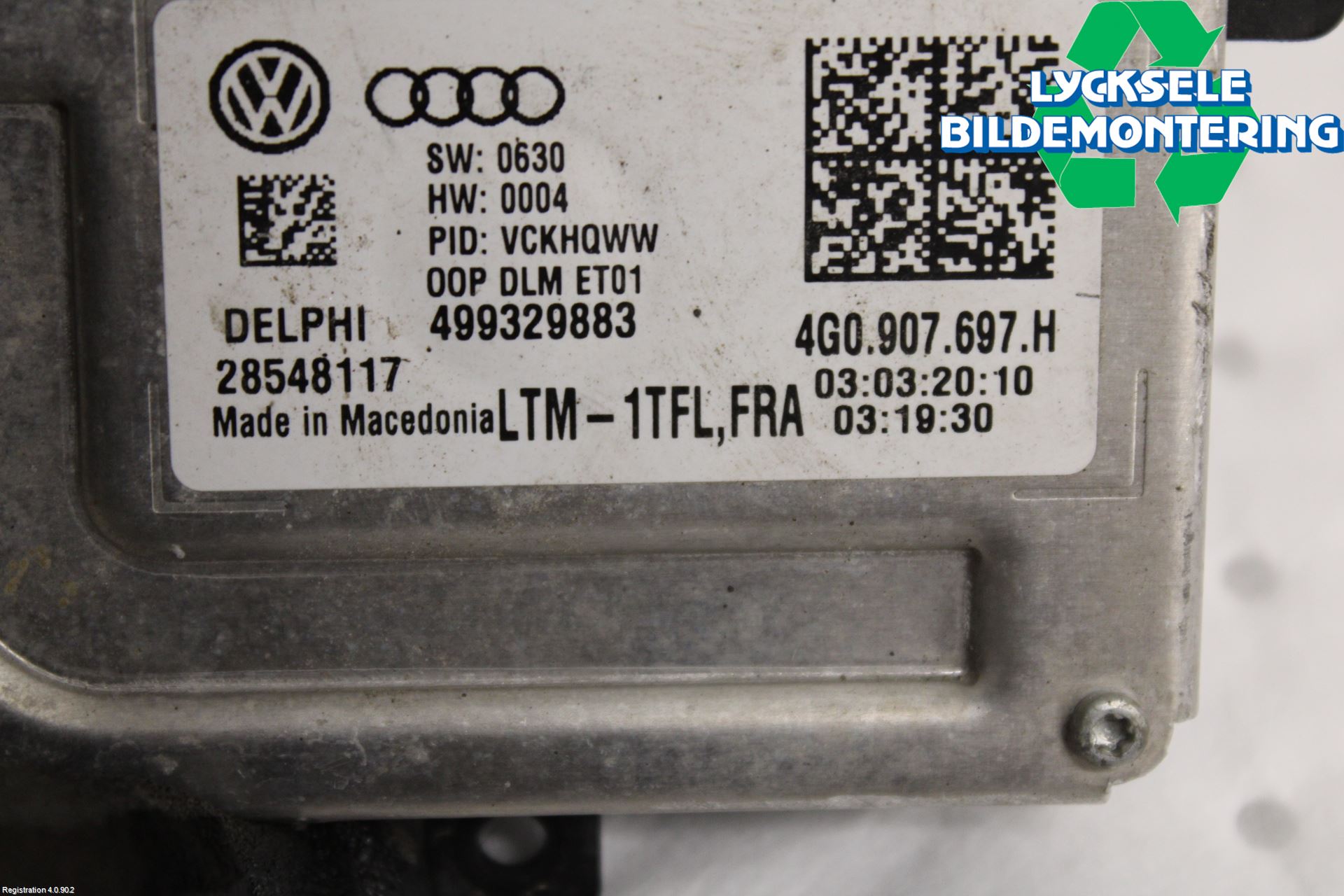 Volkswagen VW TIGUAN 16-24 Styrenhet Strålkastare