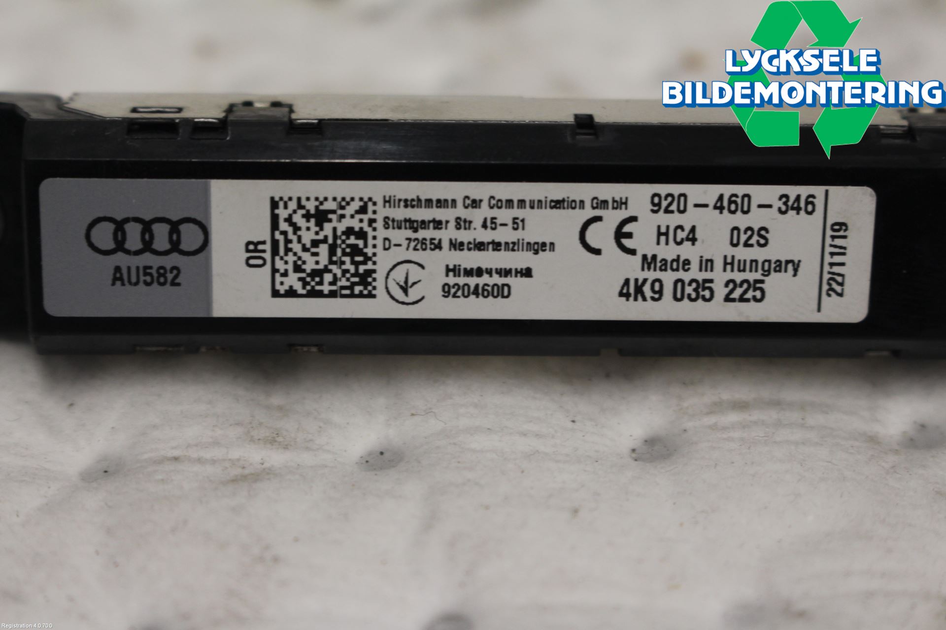 Audi A6 F2/C8 19- Antennförstärkare