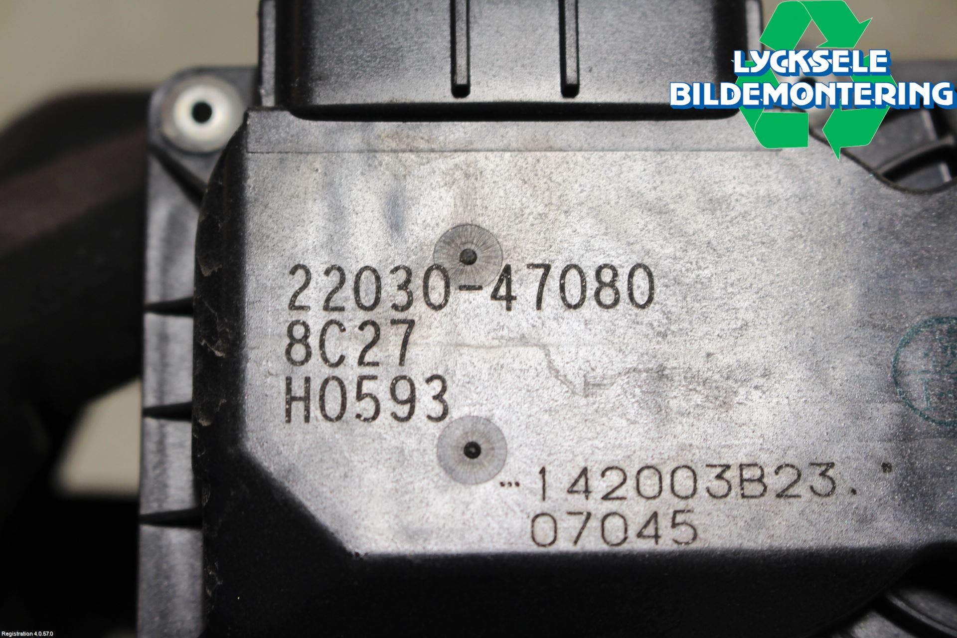 Toyota C-HR 16-23 Injspjällhus