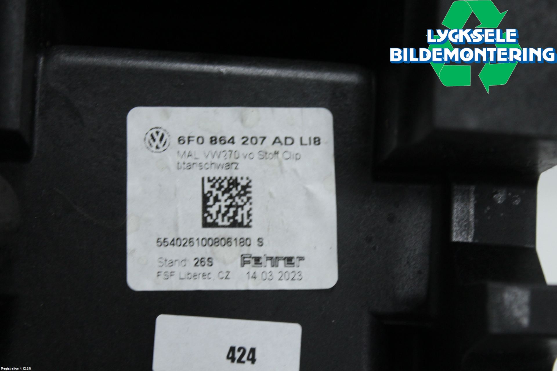Volkswagen VW TAIGO 22- Inredning Armstöd