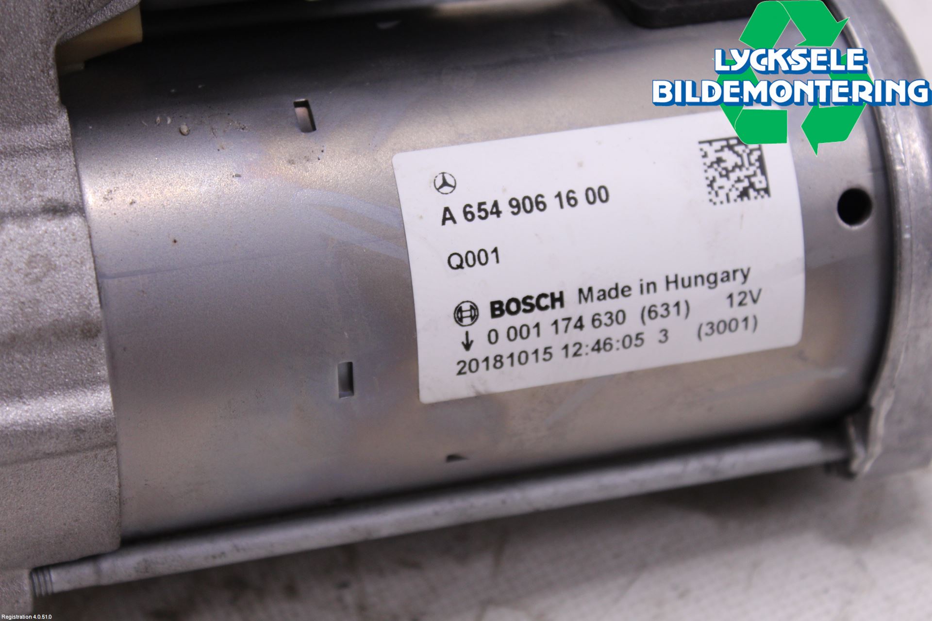 Mercedes-Benz MB C-KLASS (W205) 14-21 Startmotor Diesel