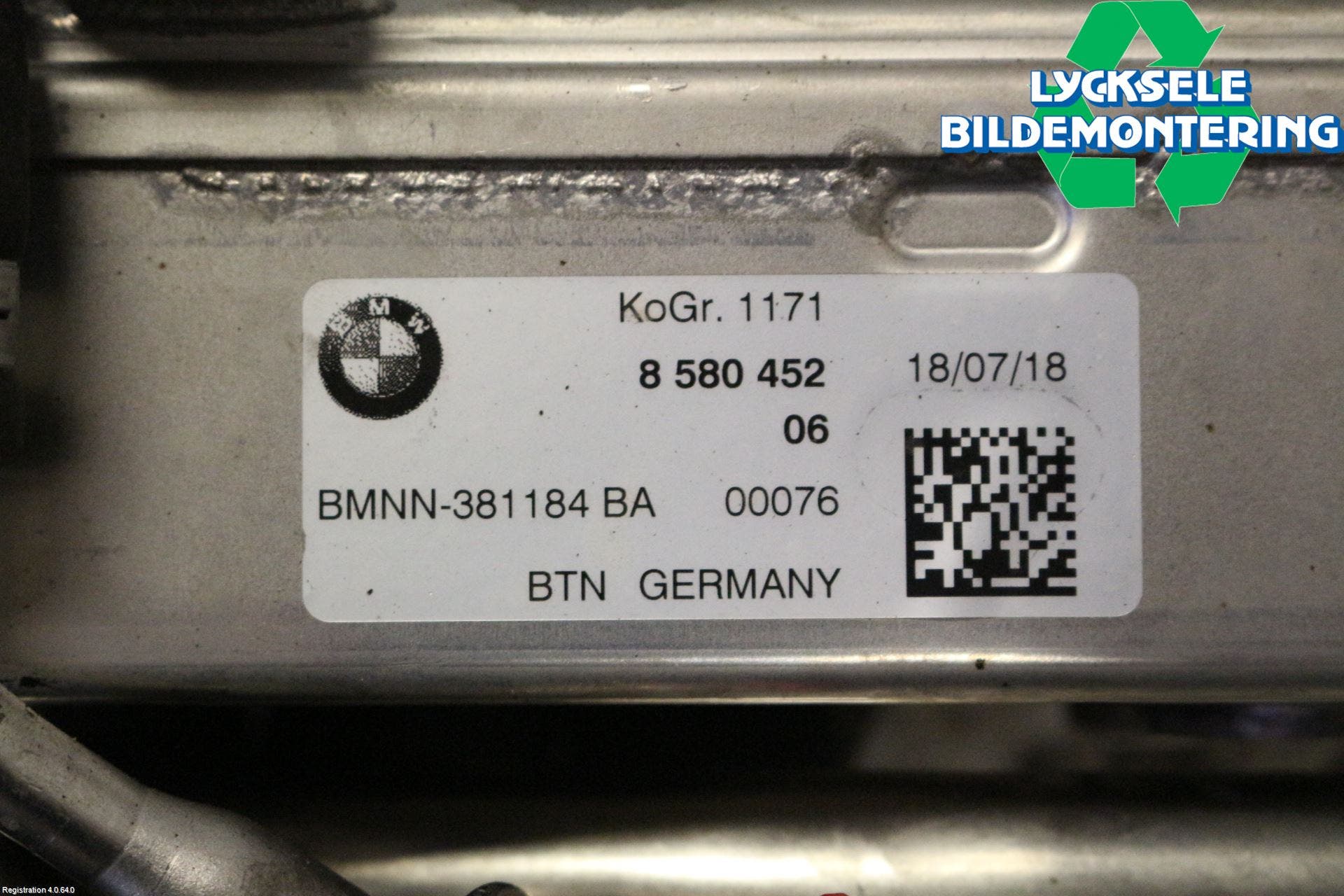 BMW 5 G30/G31/F90 17-23 Avgaskylare