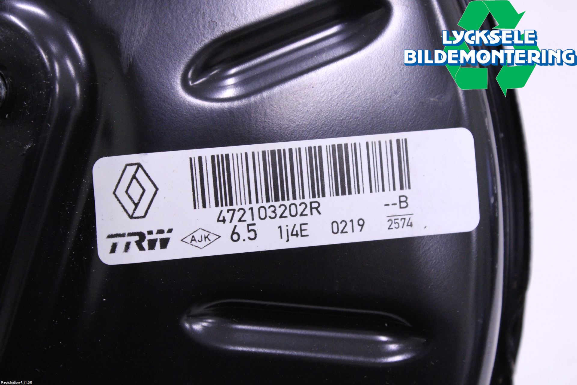 Renault CLIO IV 16-19 Bromsservo