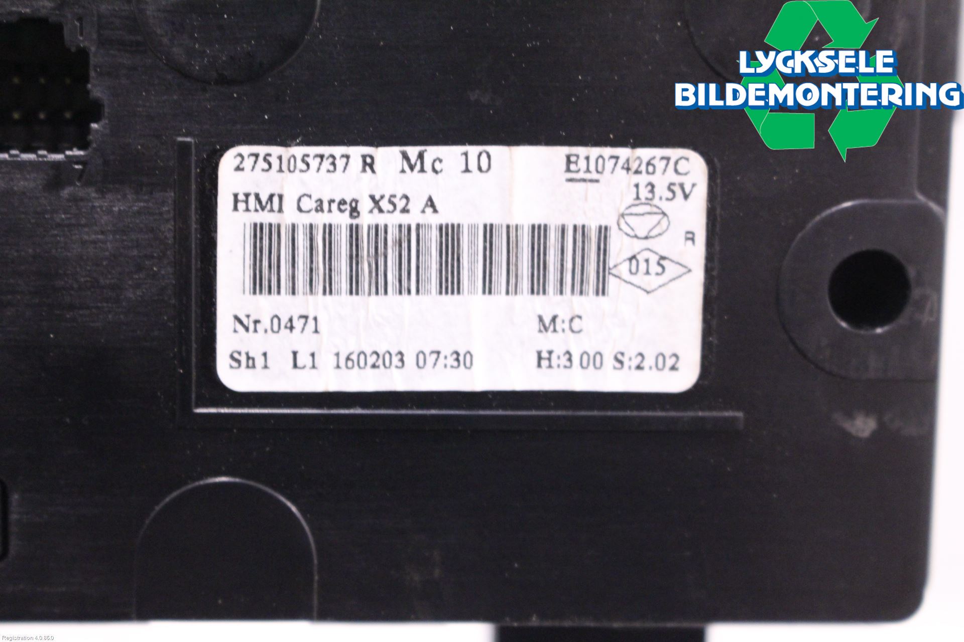 Opel VIVARO 15-19 Ac Styrenhet Ac Manöveren