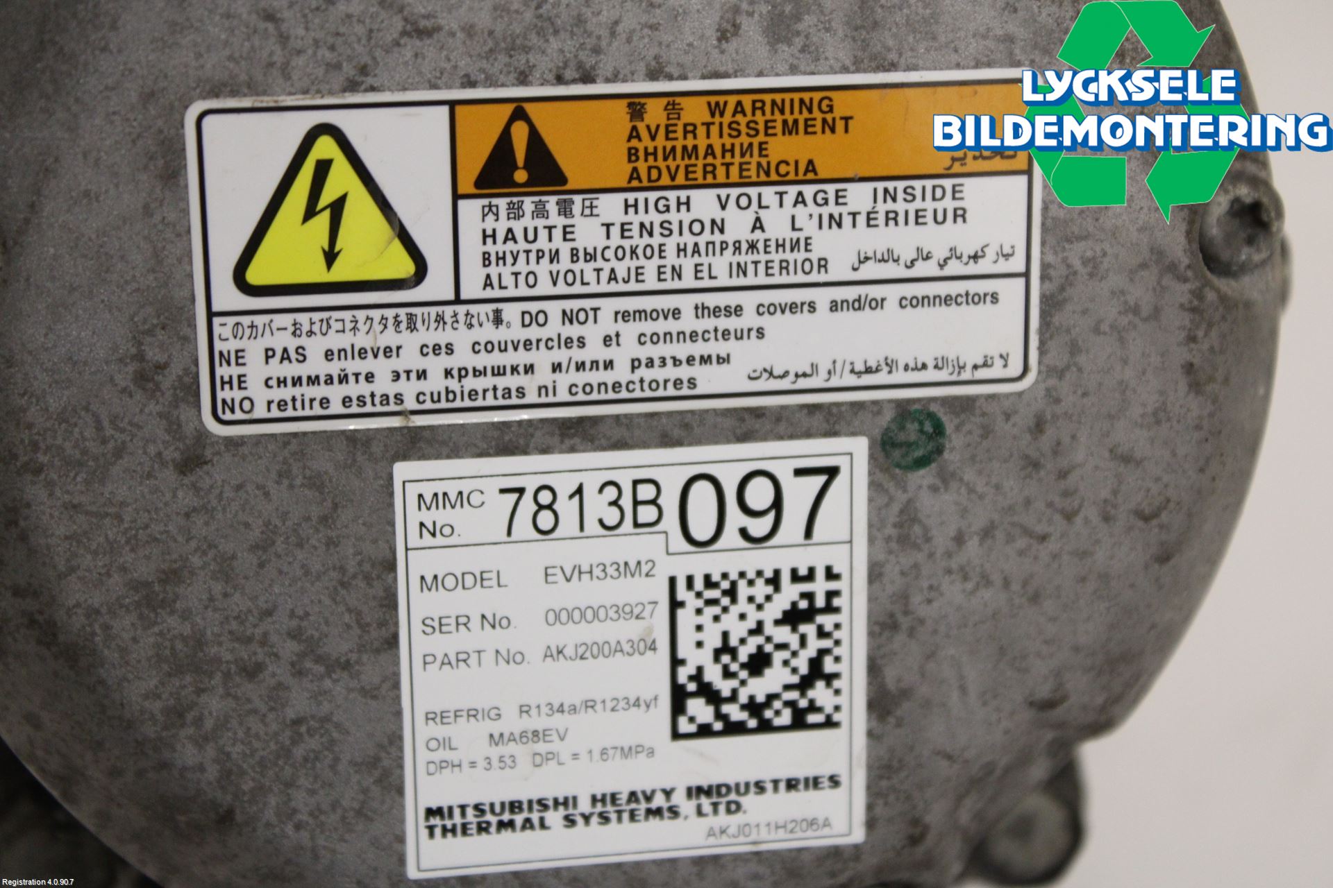 Mitsubishi OUTLANDER 13-21 Ac Kompressor