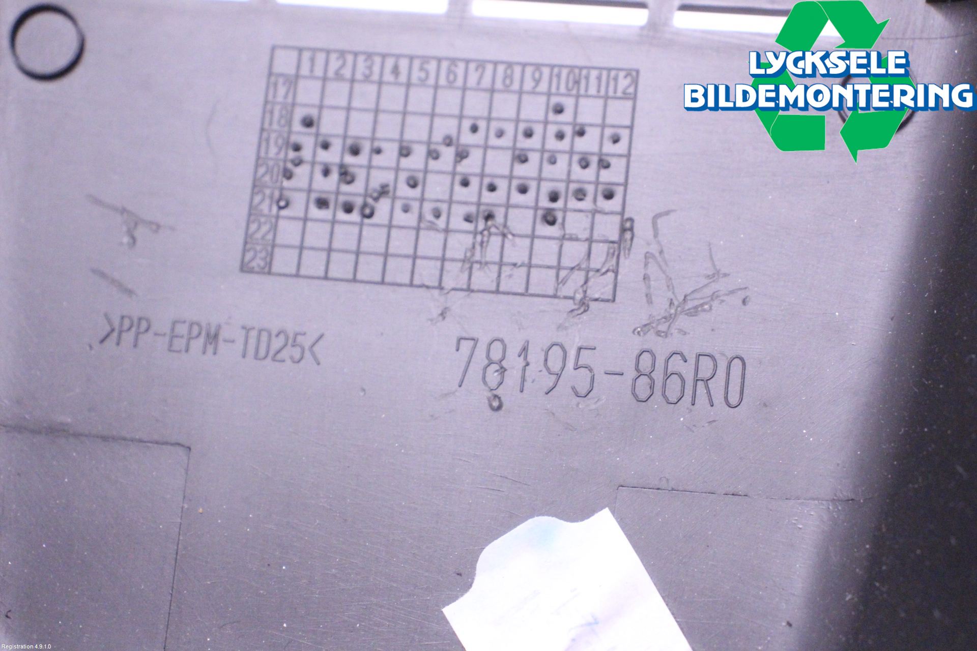 Suzuki SX4 S-CROSS 22- Inredning Takkonsol