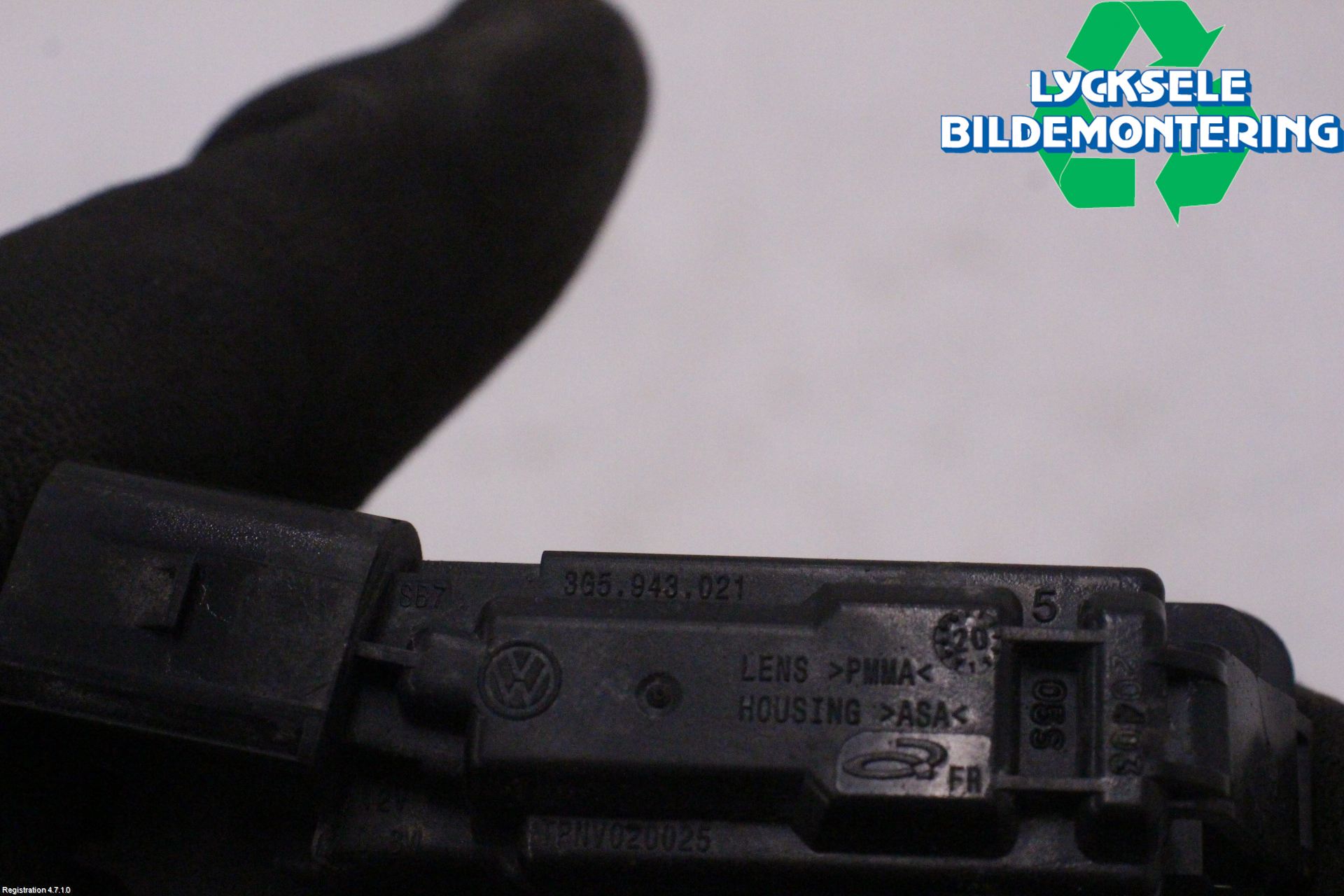 Volkswagen VW ID.3 21- Skylt Belysning