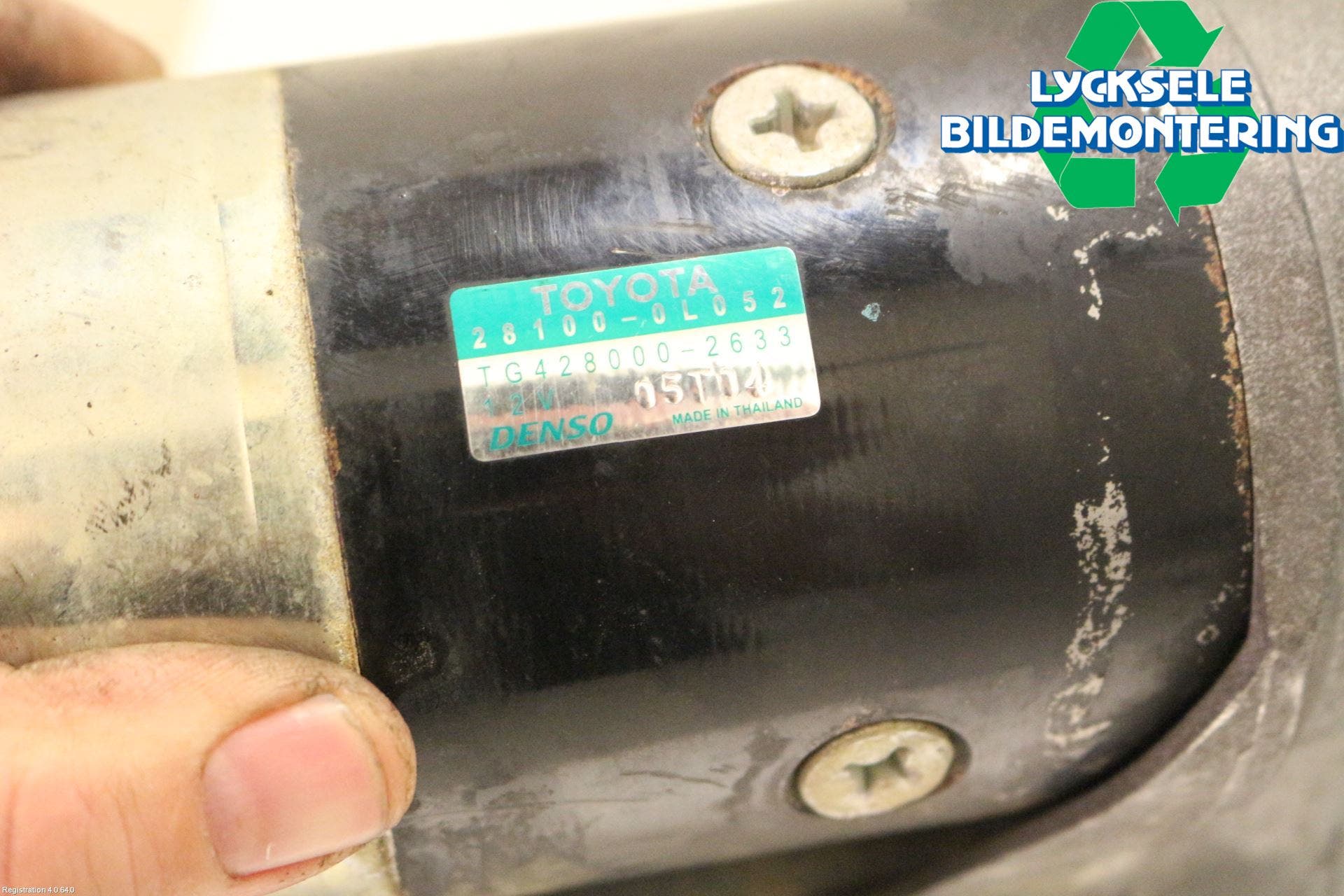 Toyota HILUX 16- Startmotor Diesel