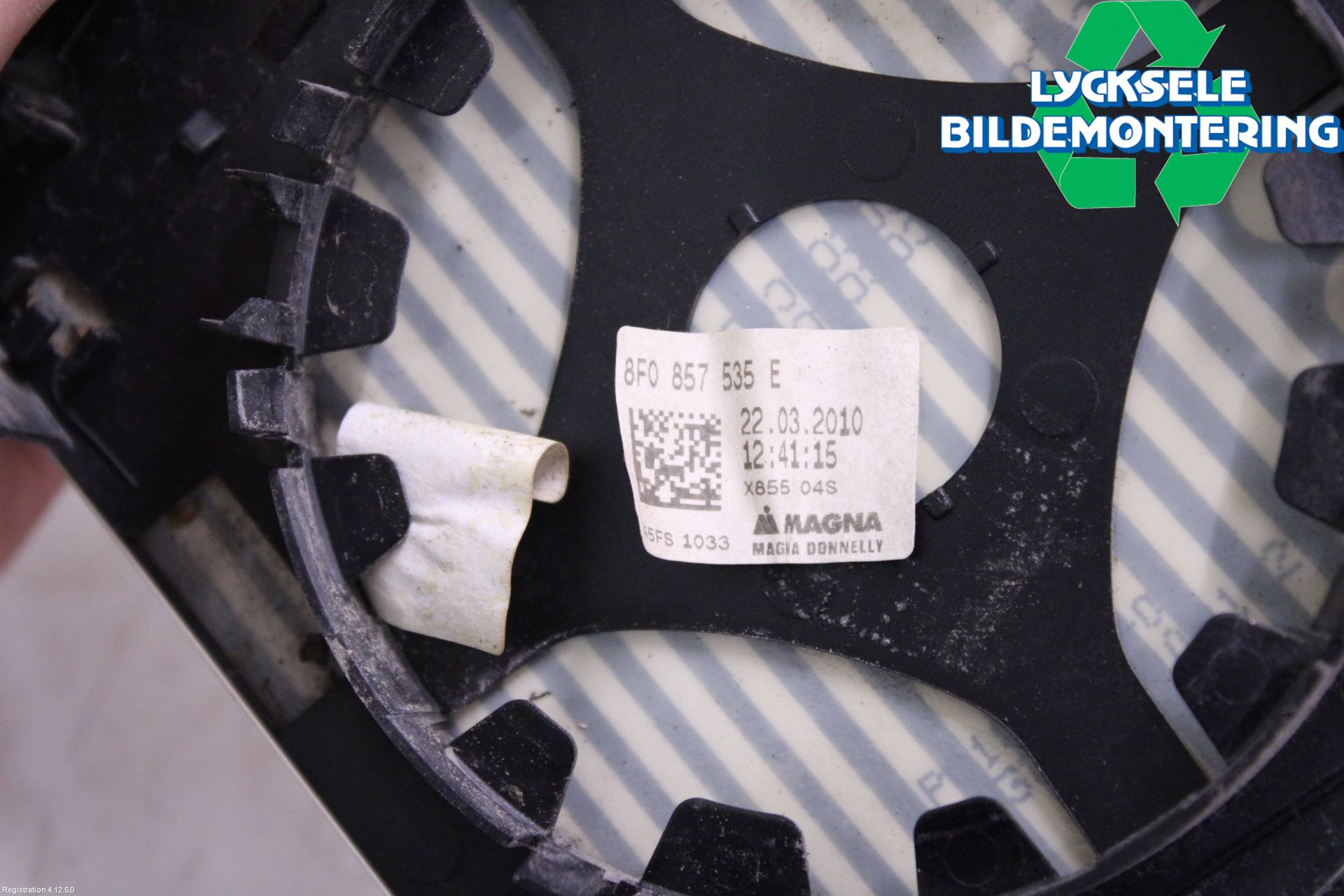 Audi A5 07-16 Spegelglas Vä