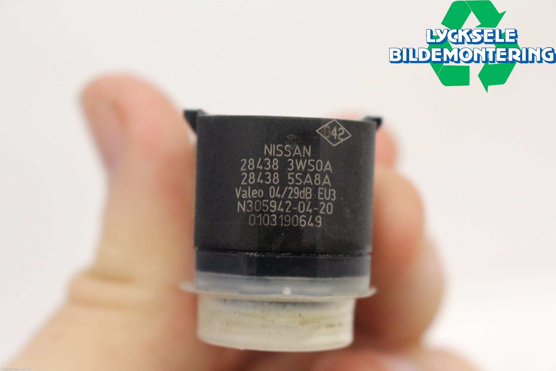 Nissan LEAF 18- Parkeringshjälp Backsensor