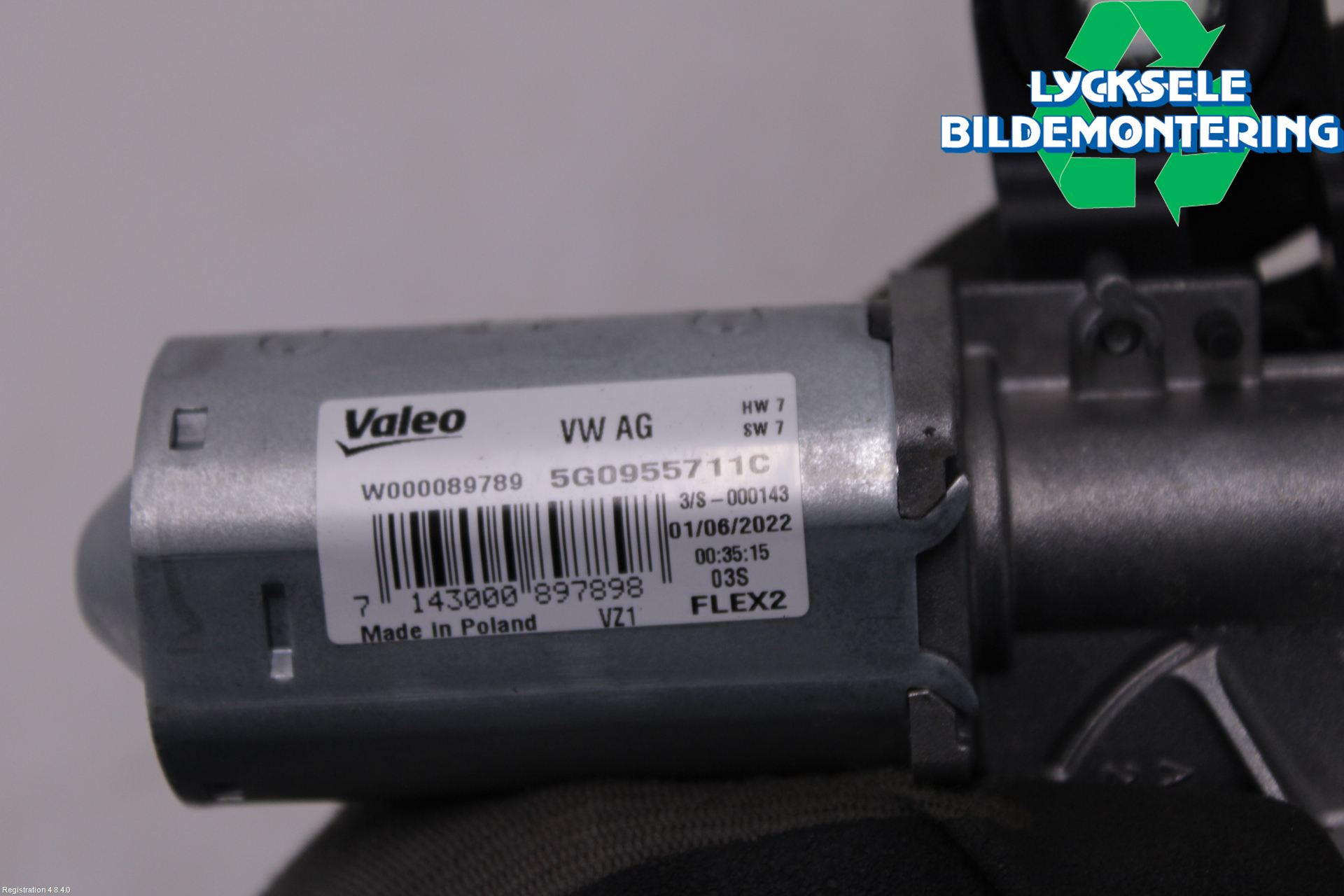 Volkswagen VW TIGUAN 16-24 Torkarmotor Baklucka