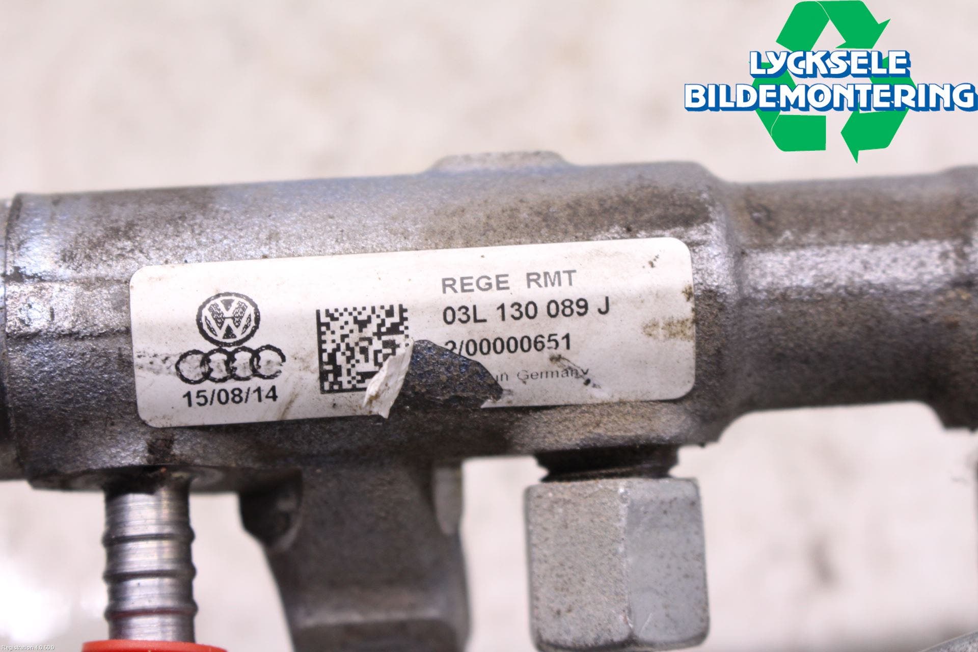 Volkswagen VW PASSAT 15-19 Inj. Fuelrail