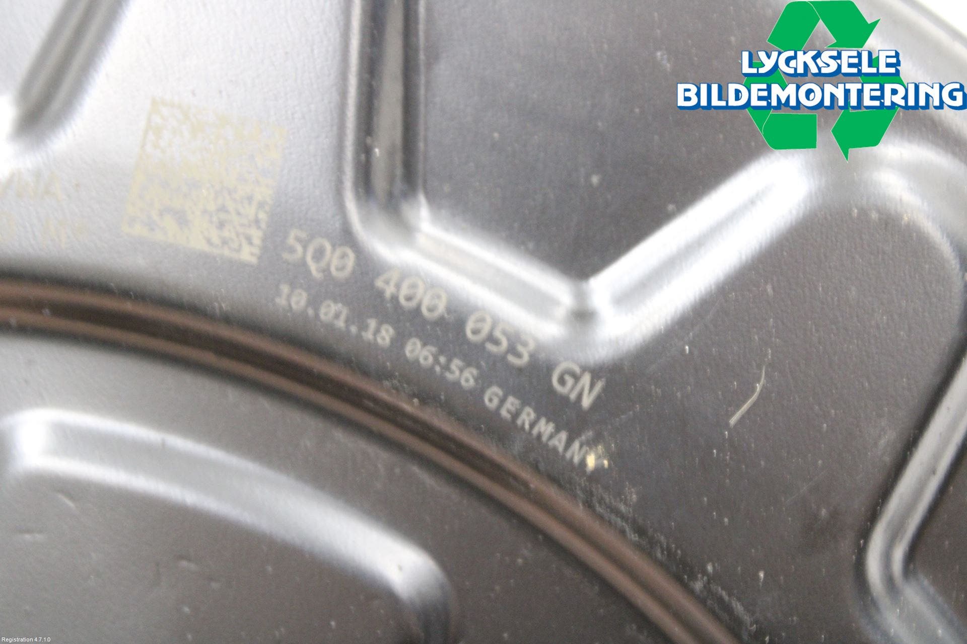 Volkswagen VW T-ROC 18- Bromssköld Fram