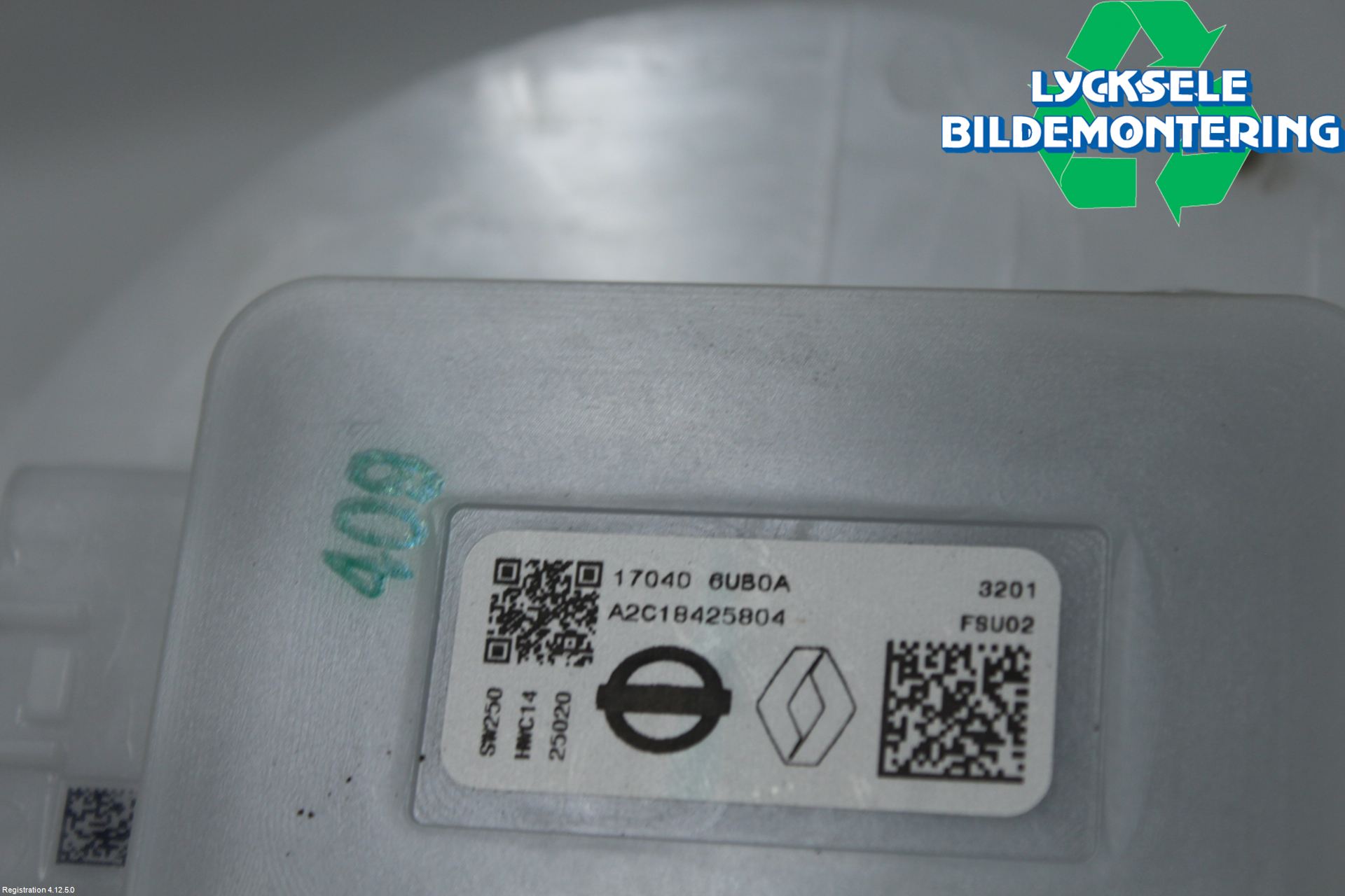 Nissan QASHQAI 21- Bränslepump El