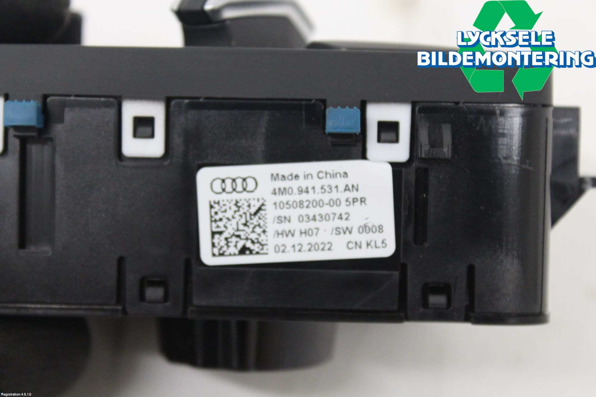 Audi A4/S4 B9 20- Strömställare Ljus