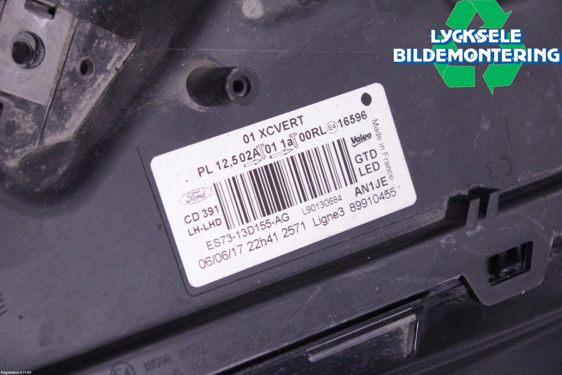 Ford MONDEO 15-22 Strålkastare Vänster