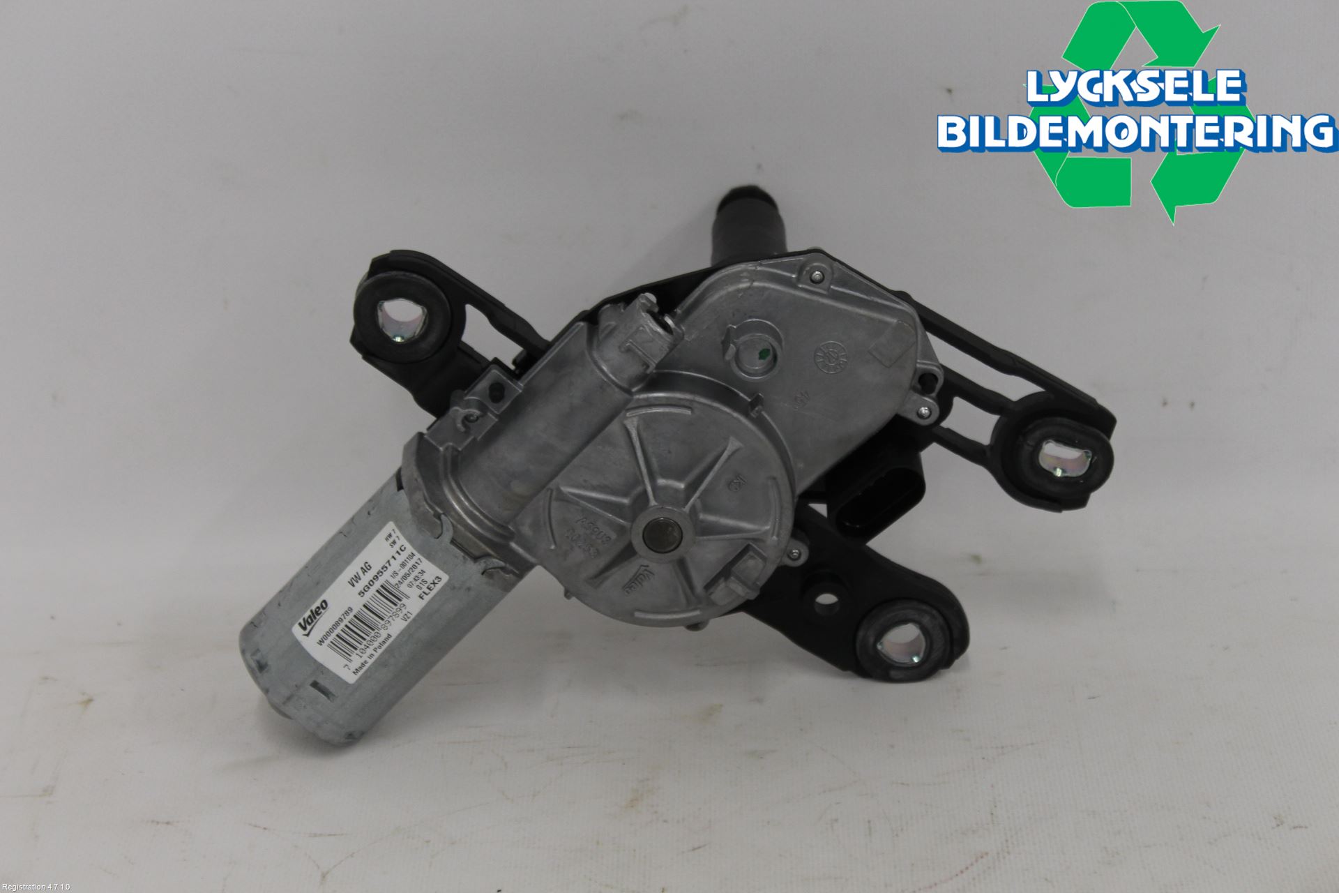 Volkswagen VW GOLF / E-GOLF VII 13-20 Torkarmotor Baklucka