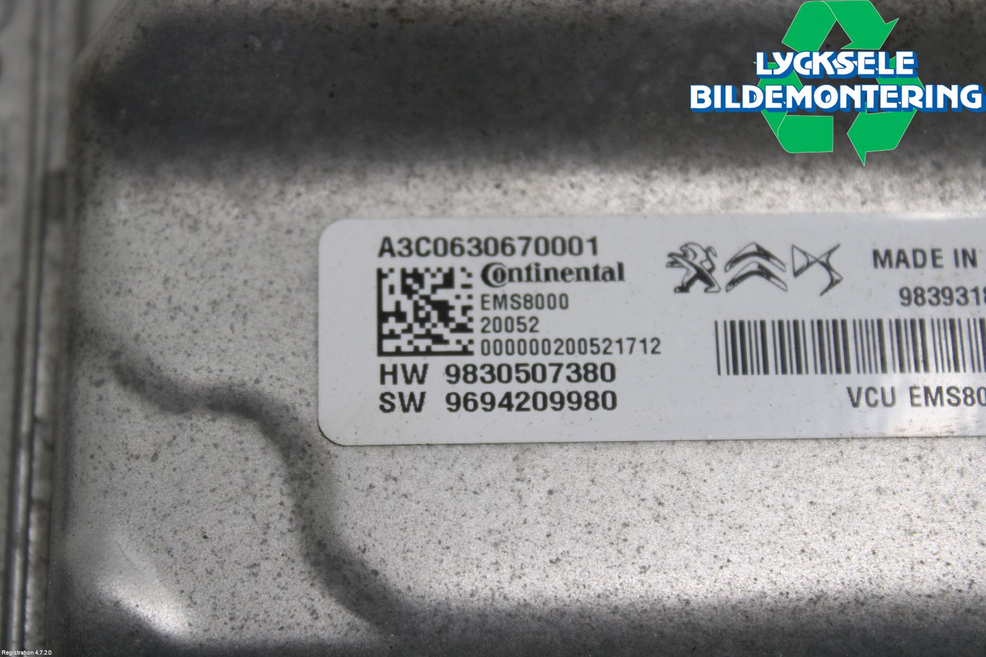 Peugeot 3008 17-24 Styrenhet Övrigt