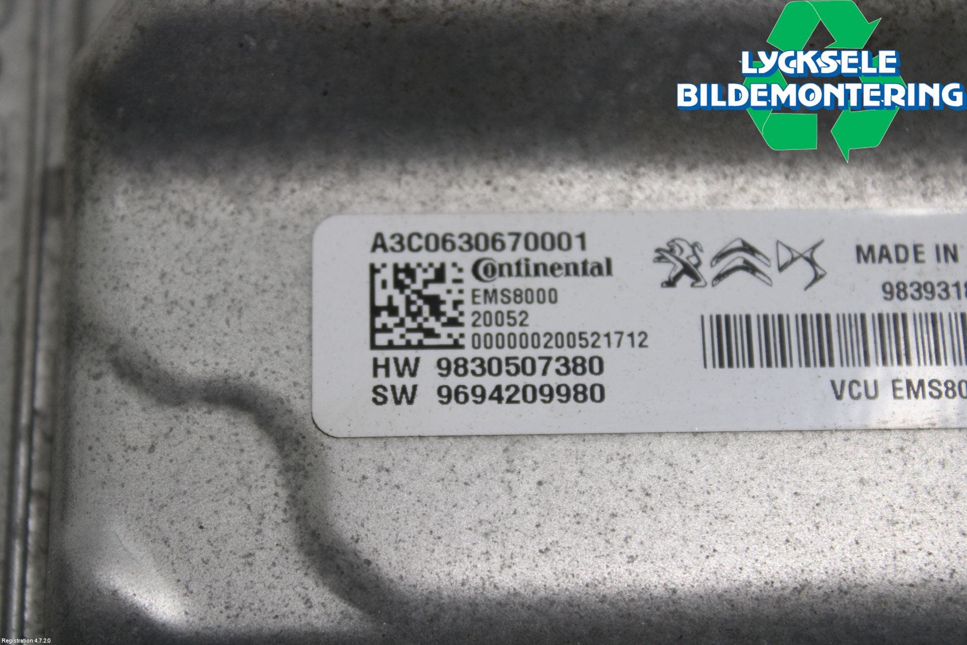 Peugeot 3008 17-24 Styrenhet Övrigt