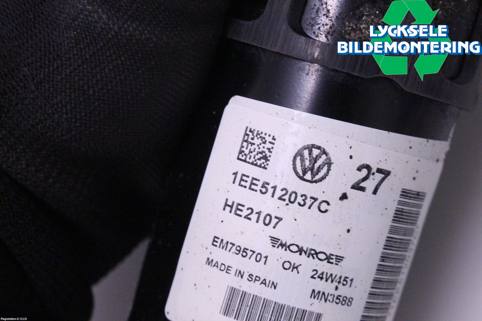 Volkswagen VW ID.7/TOURER 24- Stötdämpare Bak