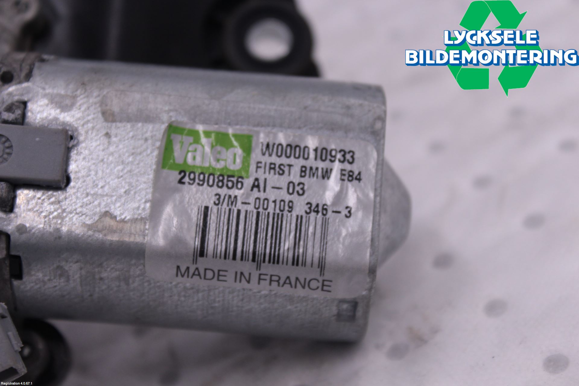 BMW X1 E84 10-15 Torkarmotor Baklucka