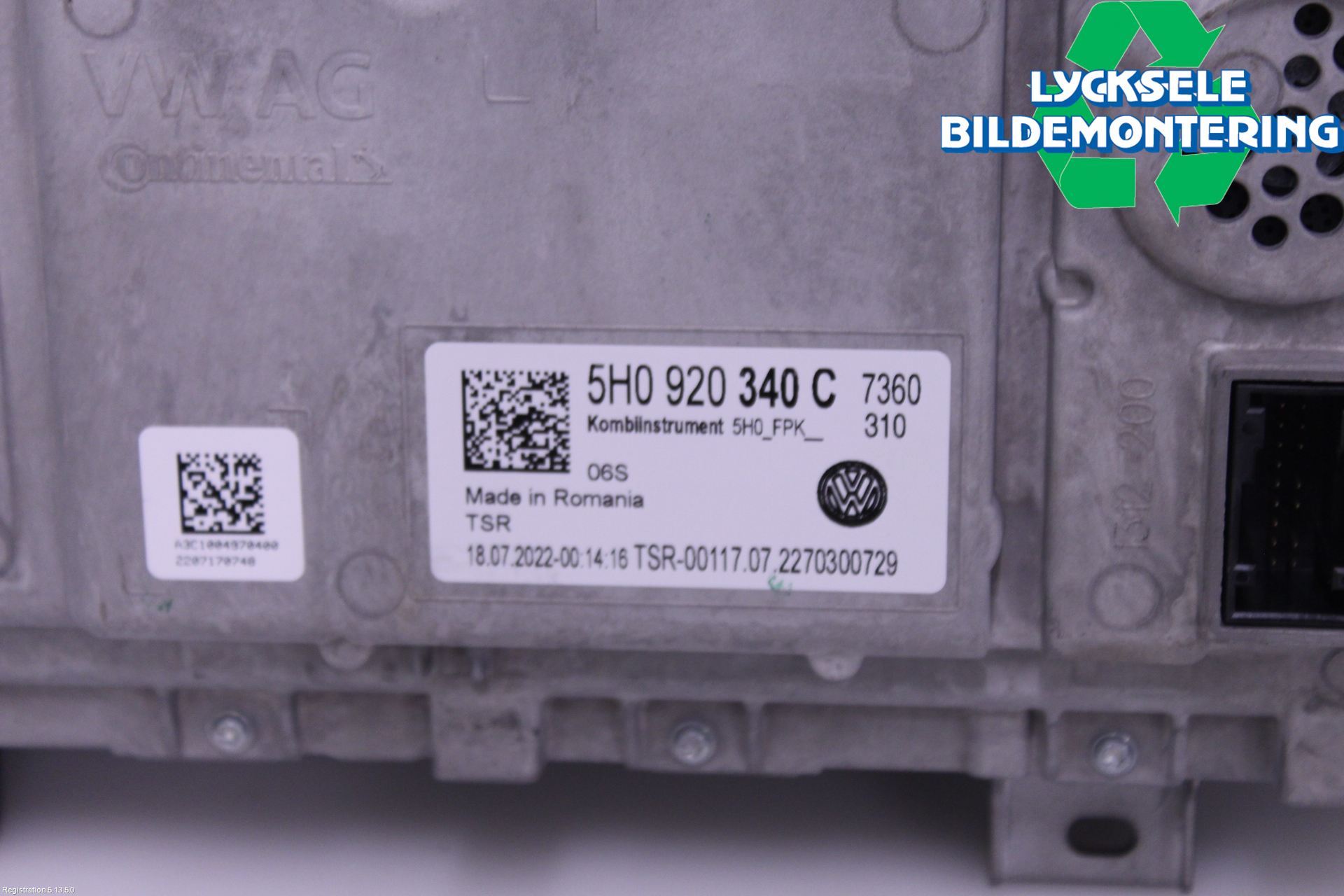 Volkswagen VW GOLF / E-GOLF VIII 20- Instrument Komb