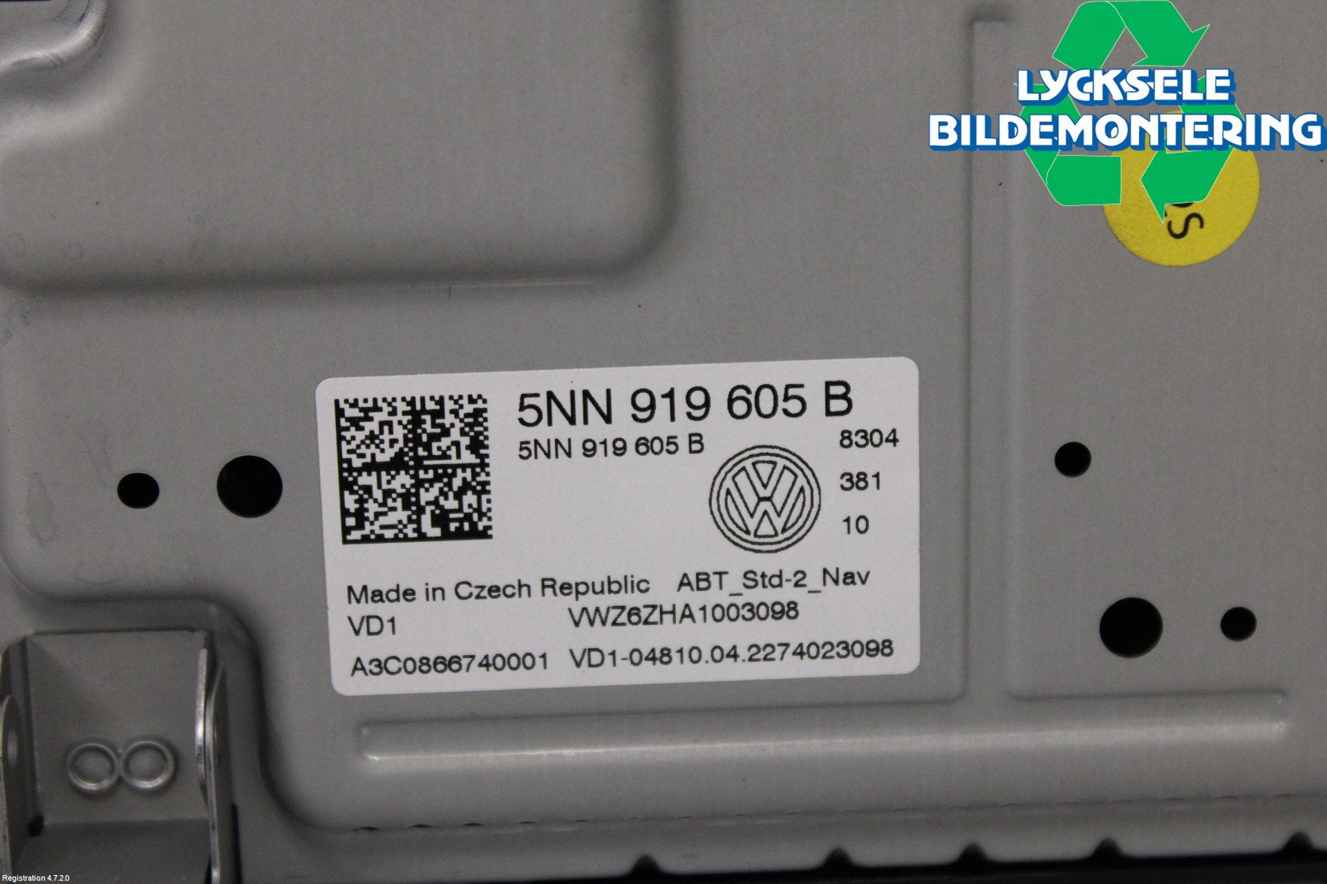 Volkswagen VW T-ROC 18- Cd Radio - Multimediapanel