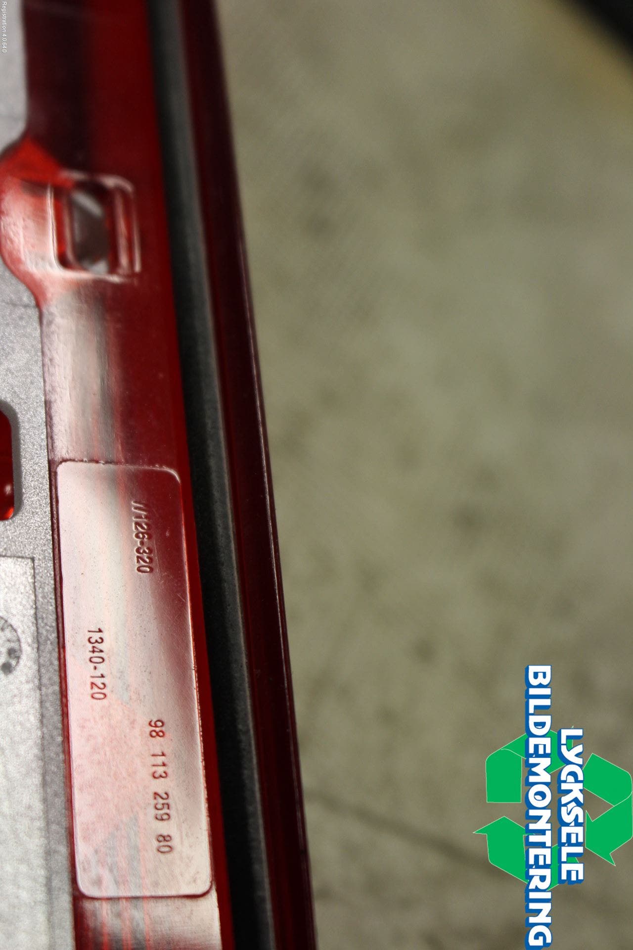 Ford FIESTA 09-12 Bromsljus Bakruta