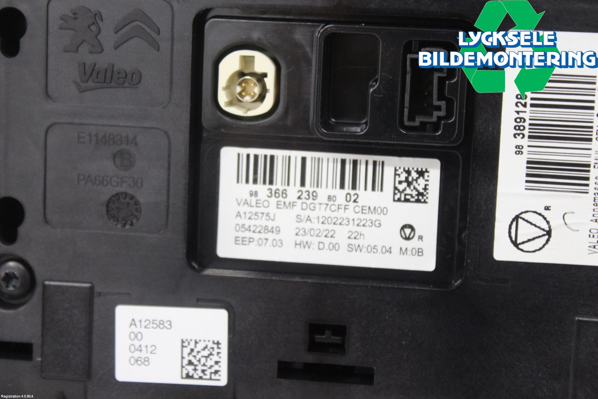 Citroen COTROEN C3 17-24 Multifunktionsdisplay