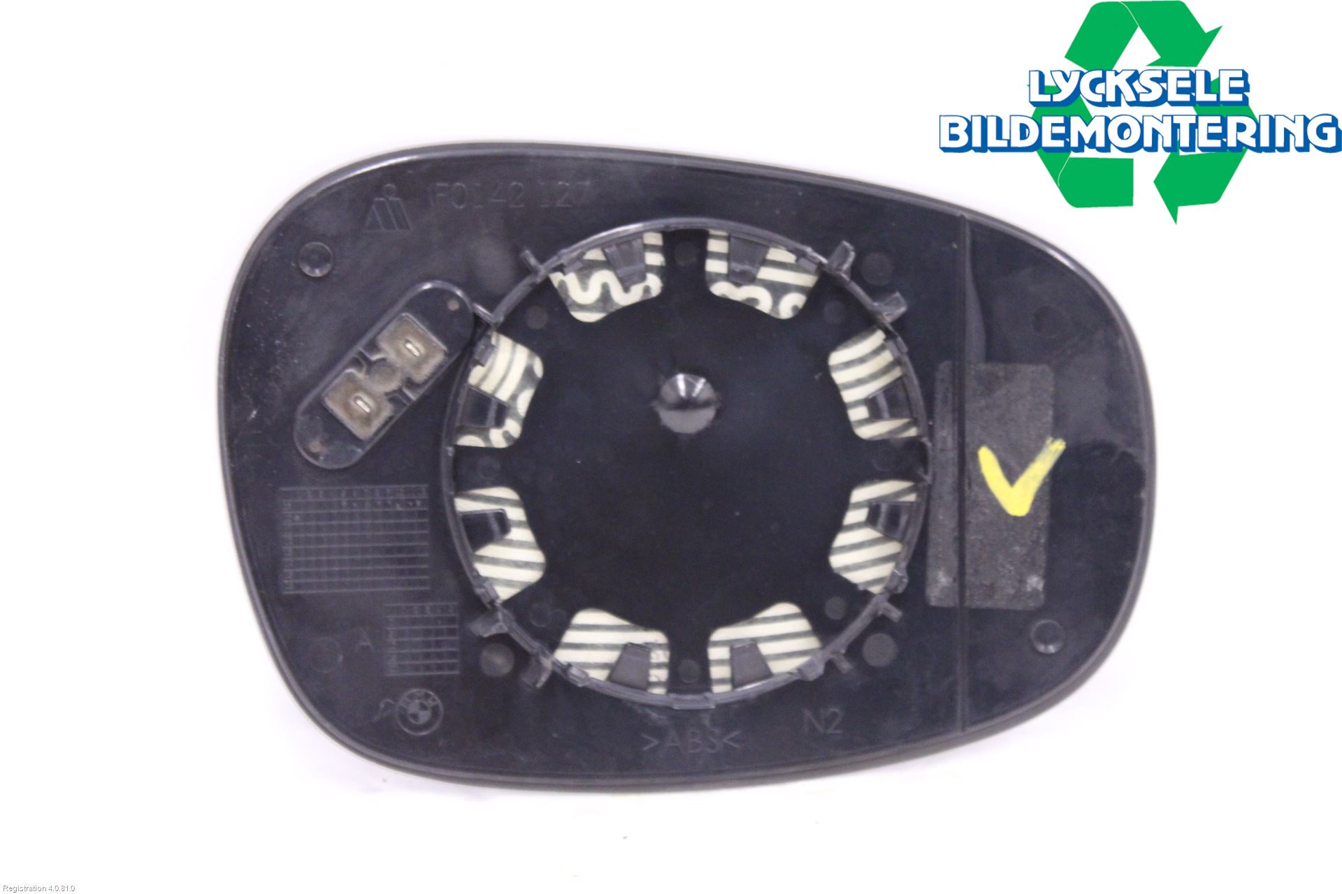 BMW 3 E90/91 SED/TOU 05-12 Spegelglas Vä