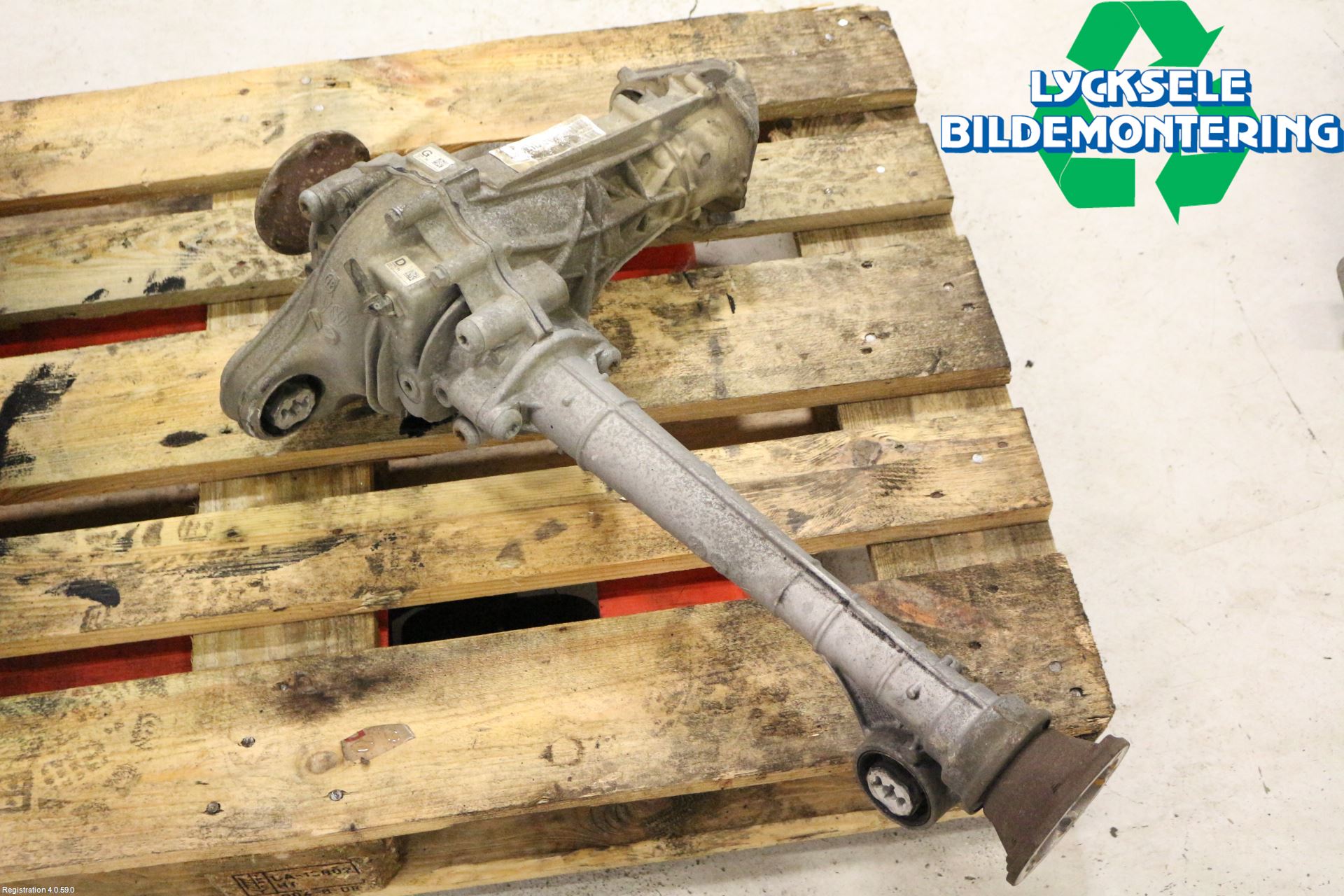 Volkswagen VW TOUAREG 7L 03-10 Framvagn Diffrential
