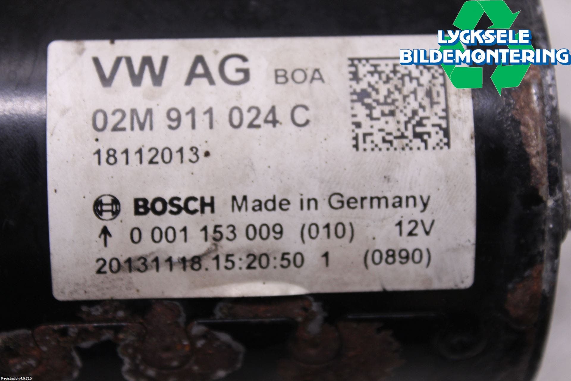 Volkswagen VW PASSAT 11-14 Startmotor Diesel