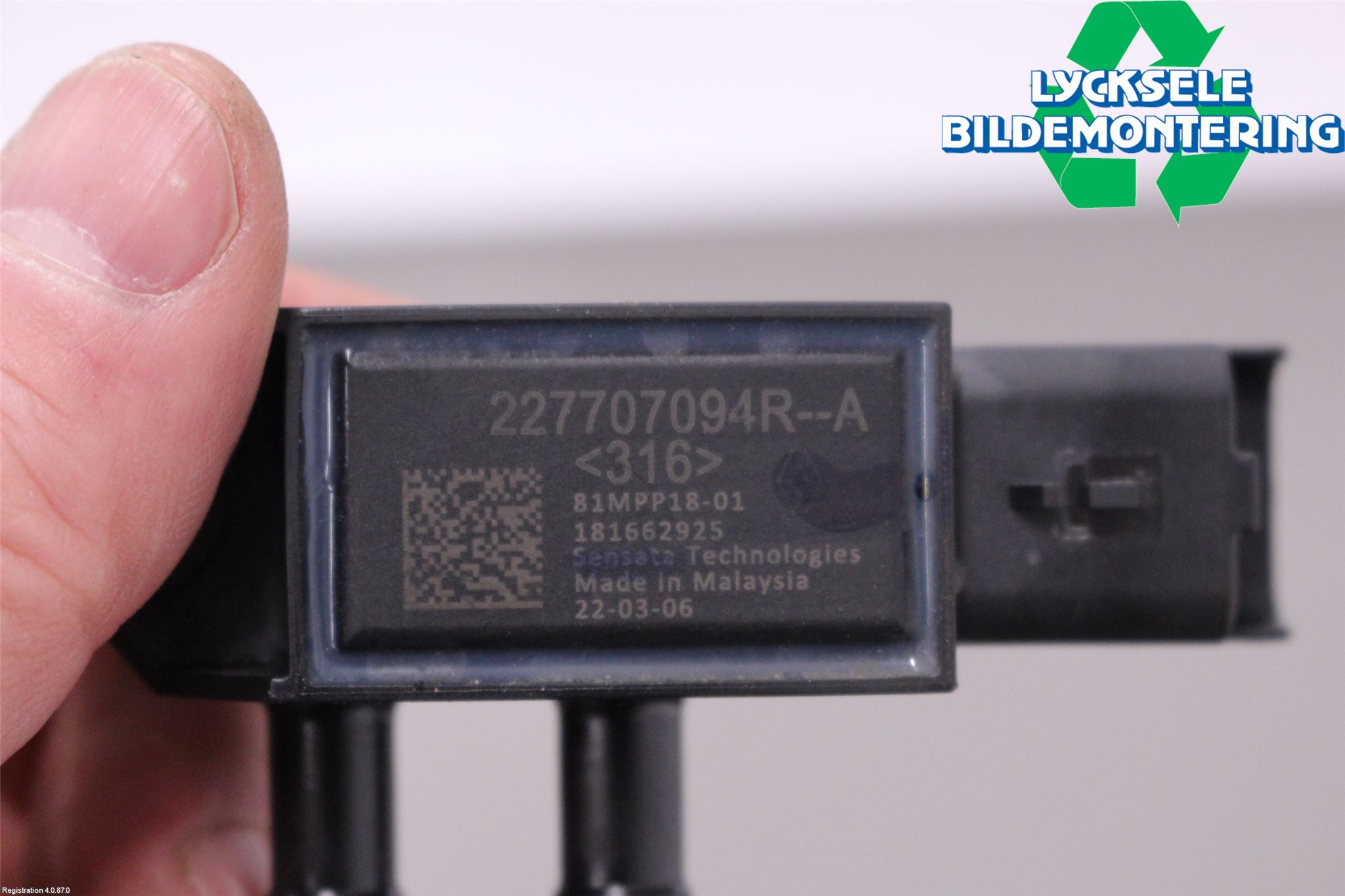 Nissan QASHQAI 21- Givare Temp-Tryck Avgas