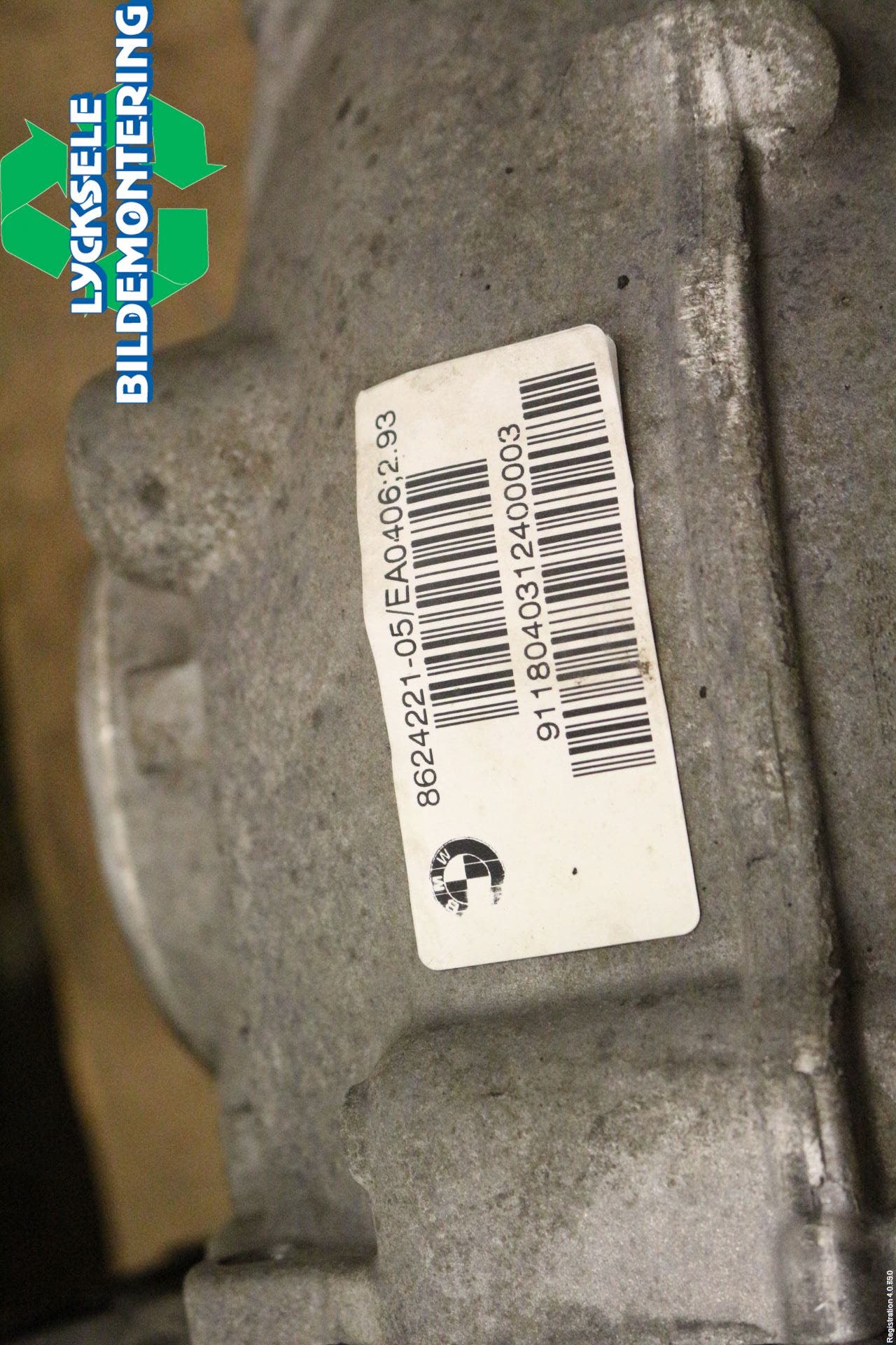 BMW 5 G30/G31/F90 17-23 Bakväxel-Diff